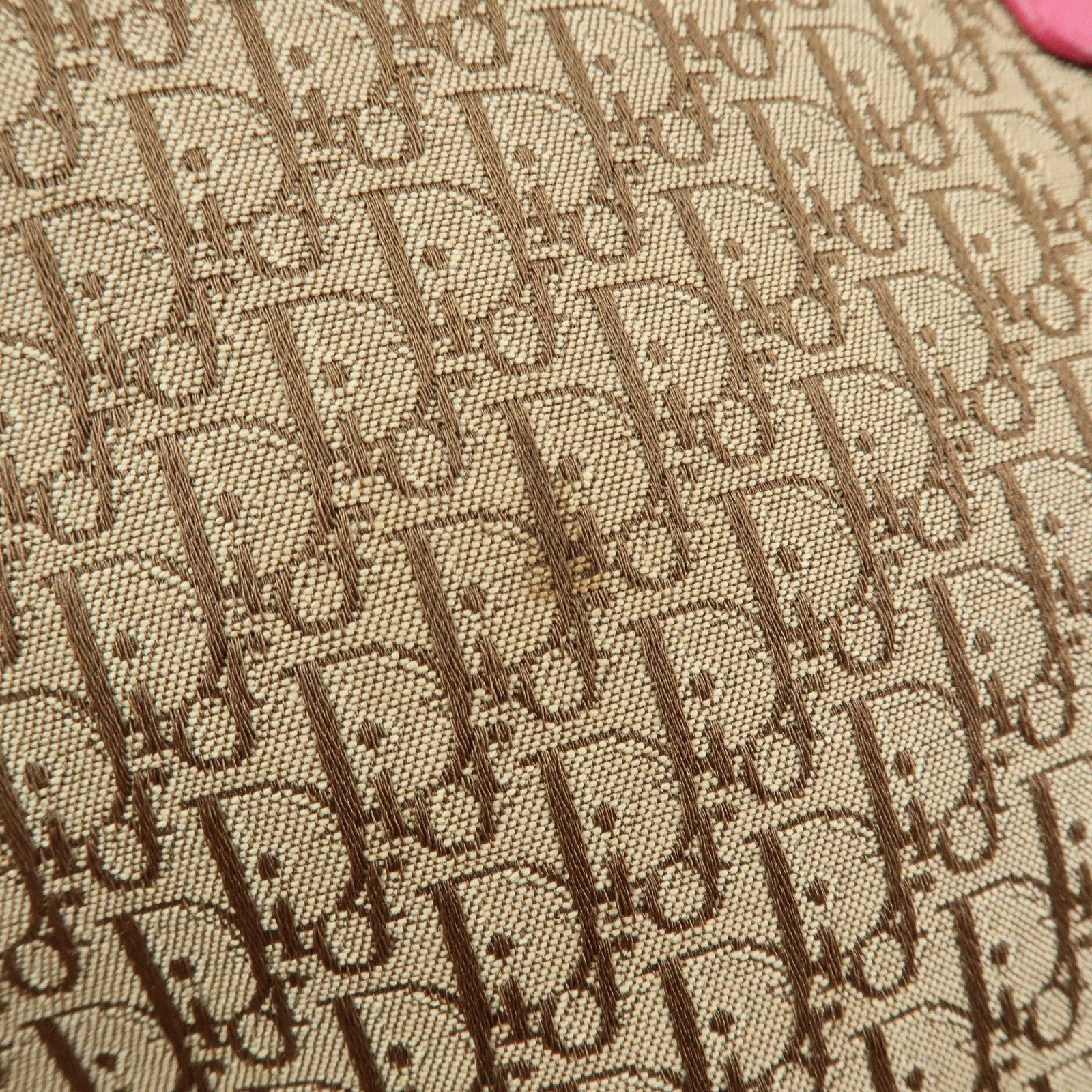 Christian Dior Trotter Street Chic Jacquard Canvas Shoulder Bag