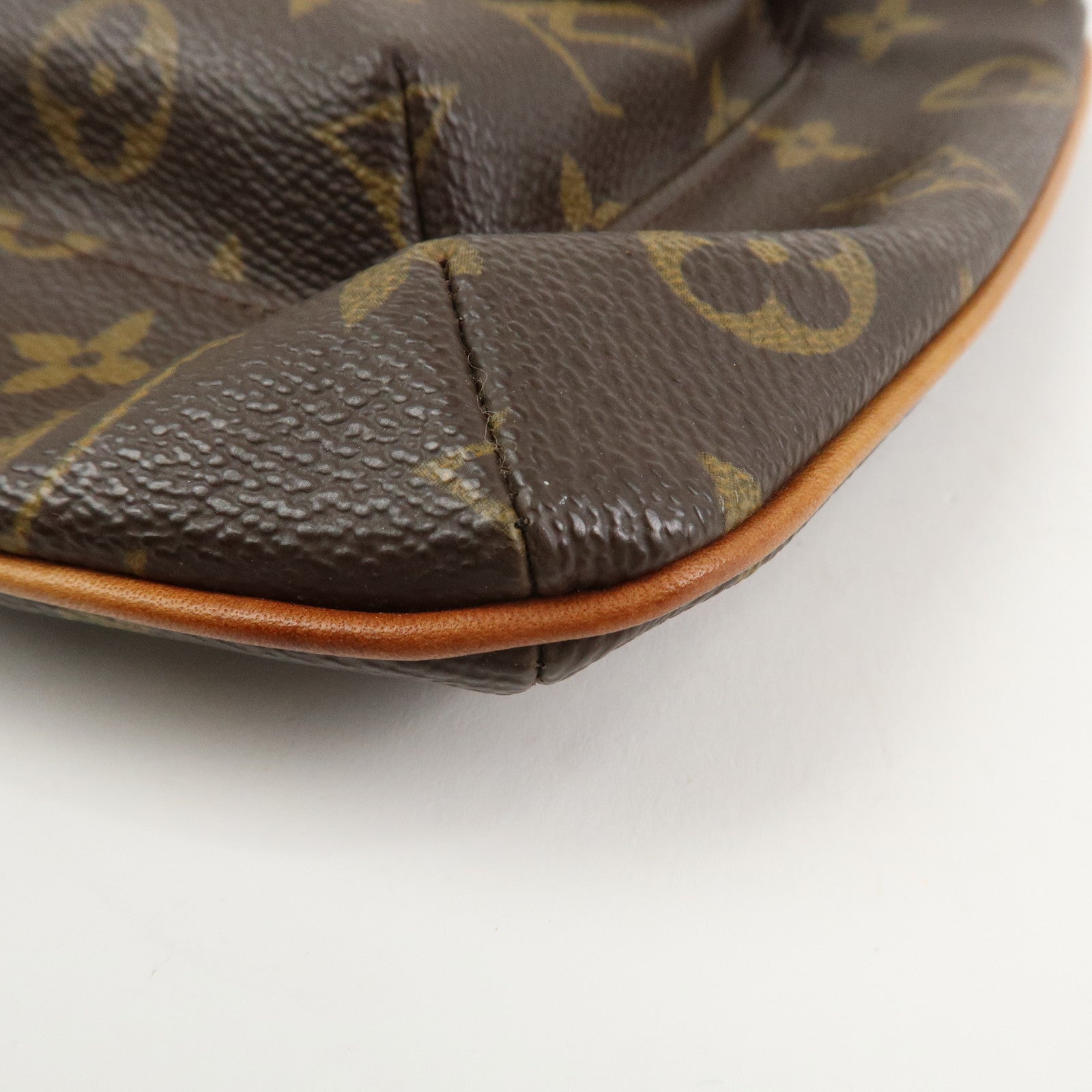 Louis Vuitton Monogram Partition Pouch Wristlet Bag Brown M51901