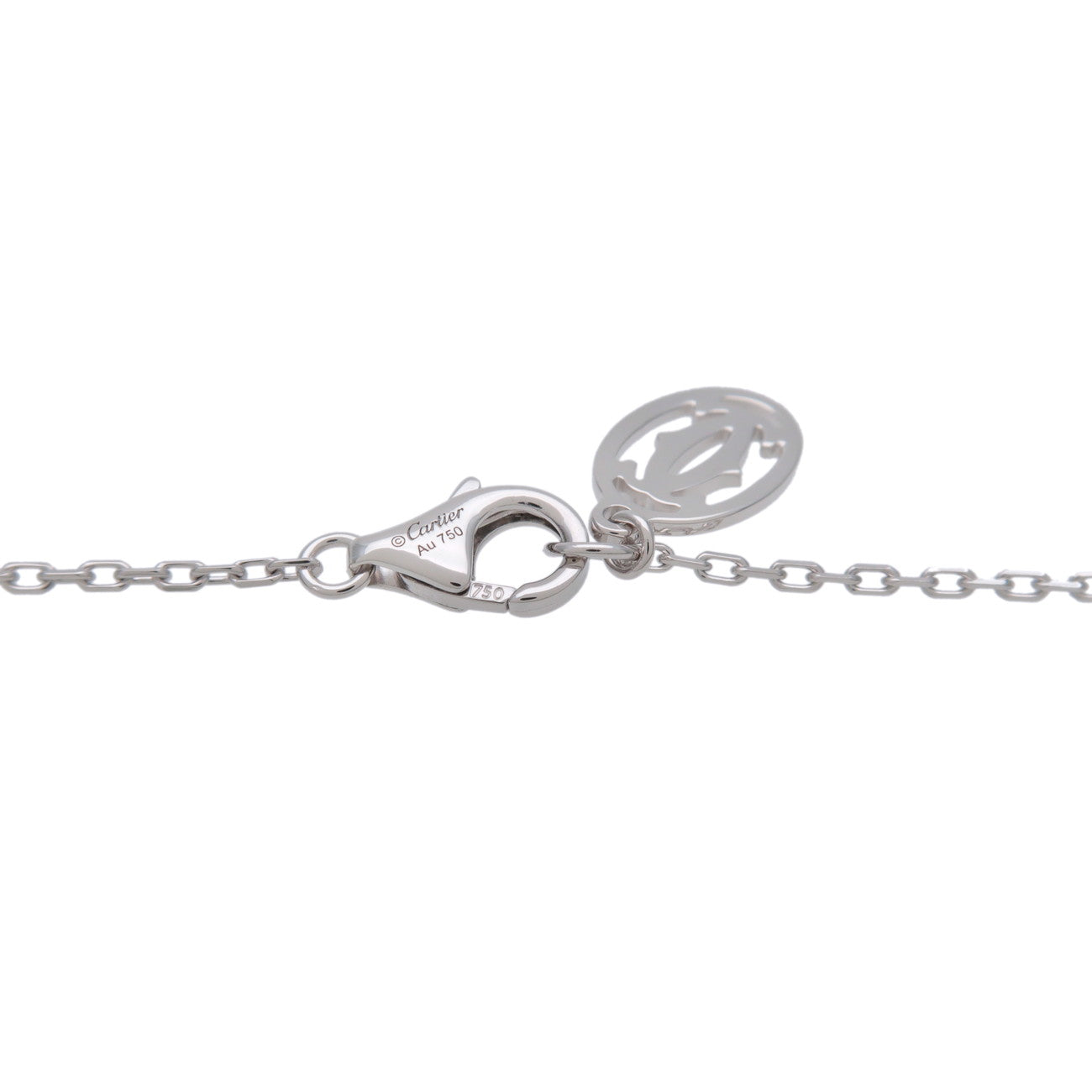 Cartier Diamants Legers Necklace SM Diamond D'amour 0.09ct K18WG