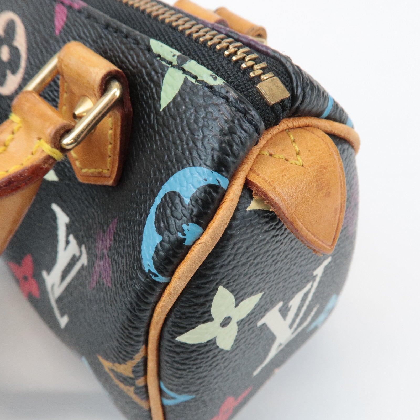 Louis Vuitton Monogram Multicolor Mini Speedy Mini Bag Noir M92644