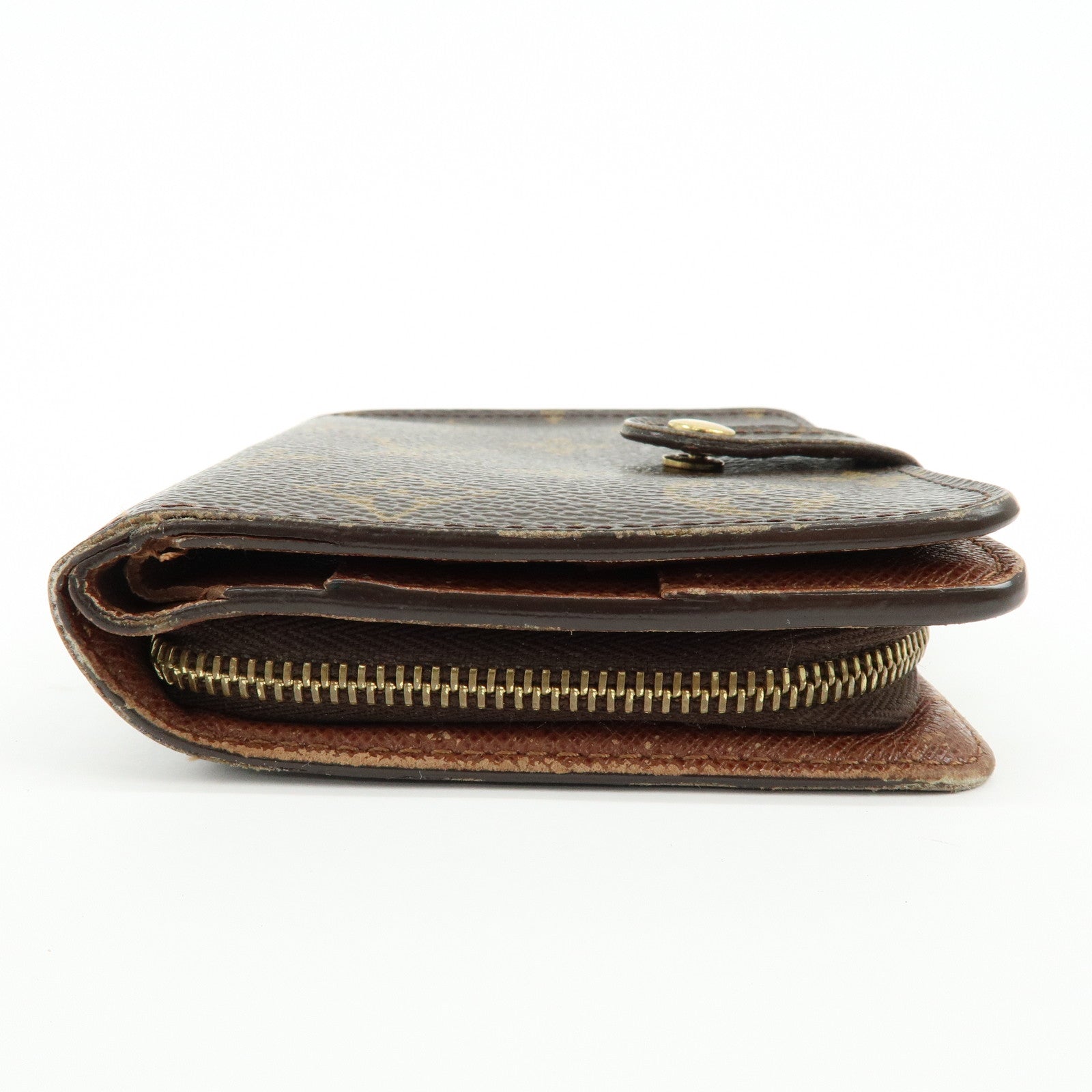 Louis Vuitton Monogram Compact Zippy Wallet Brown M61667