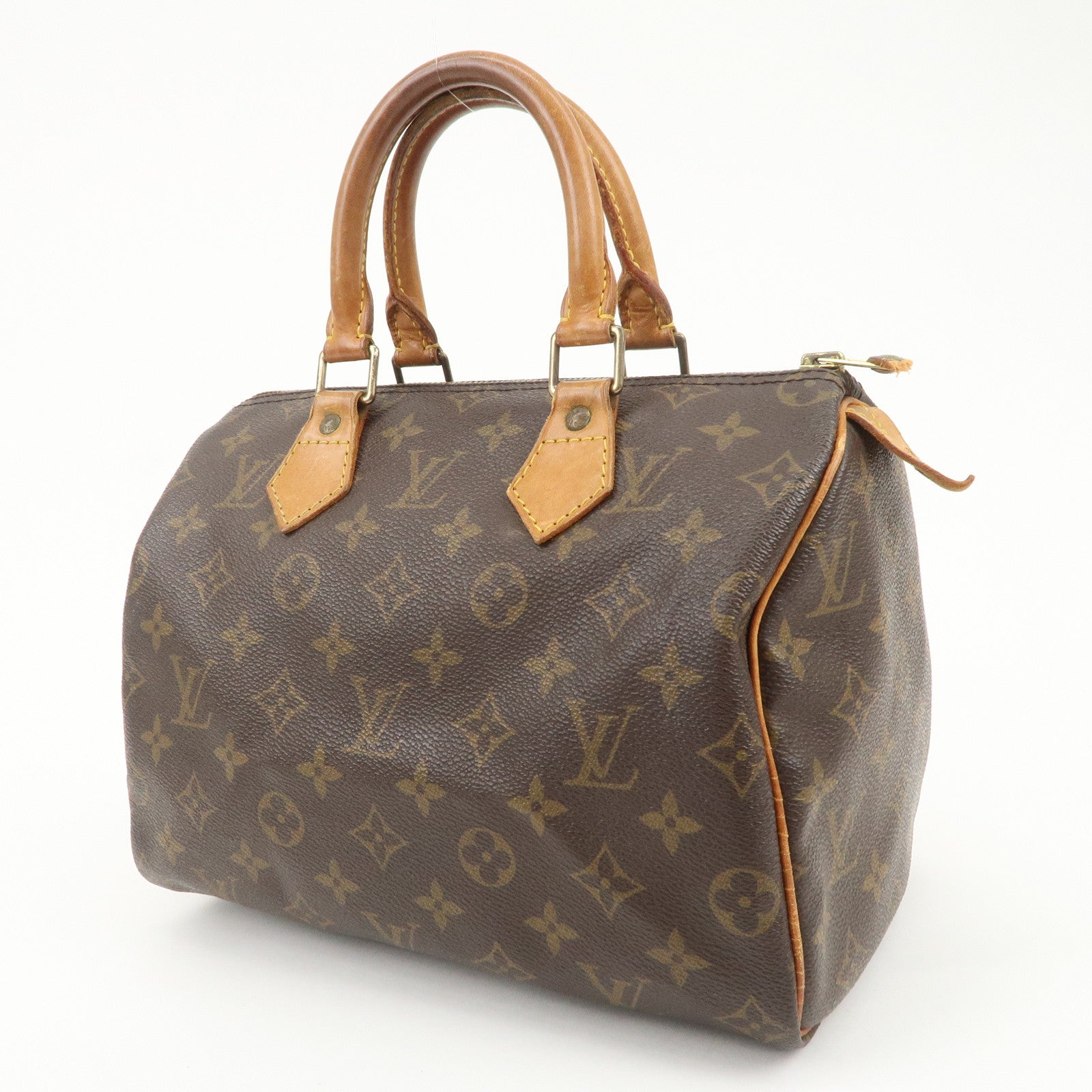 Louis Vuitton Monogram Speedy 25 Boston Bag Hand Bag Brown M41528