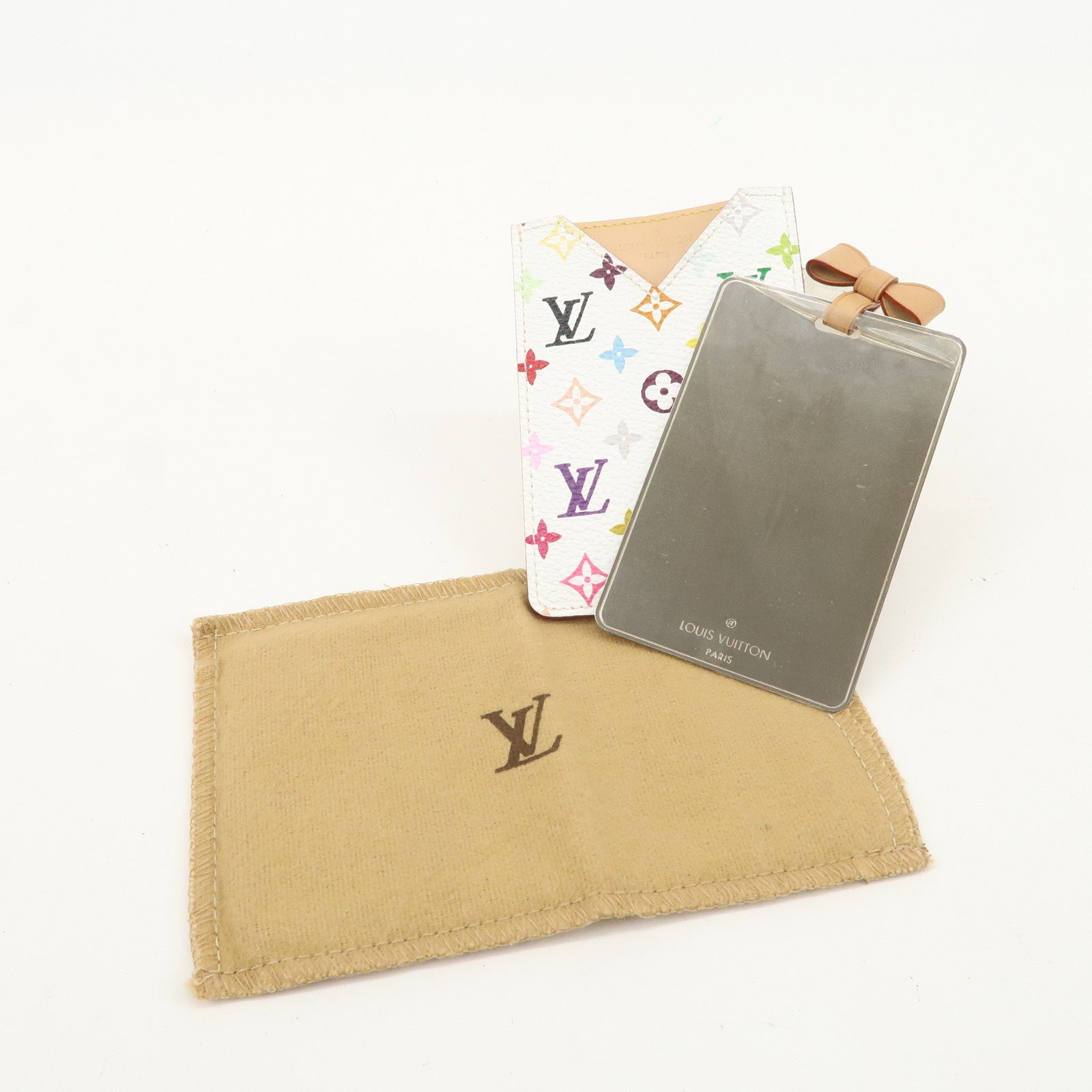 Louis Vuitton Monogram Etui Miroir Multicolor Blanc M92651