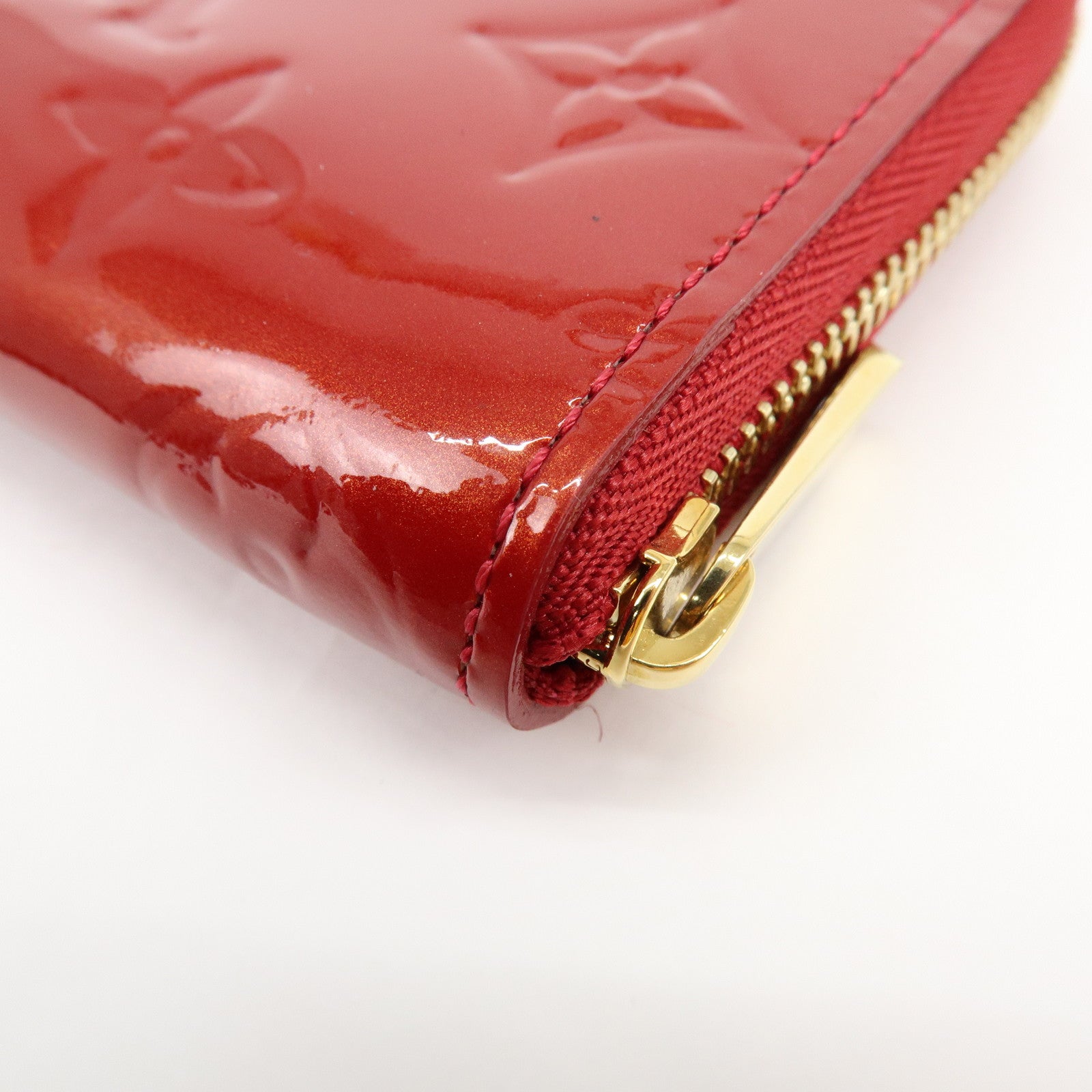 Louis Vuitton Monogram Vernis Zippy Coin Purse Pomme d'Amour M93608
