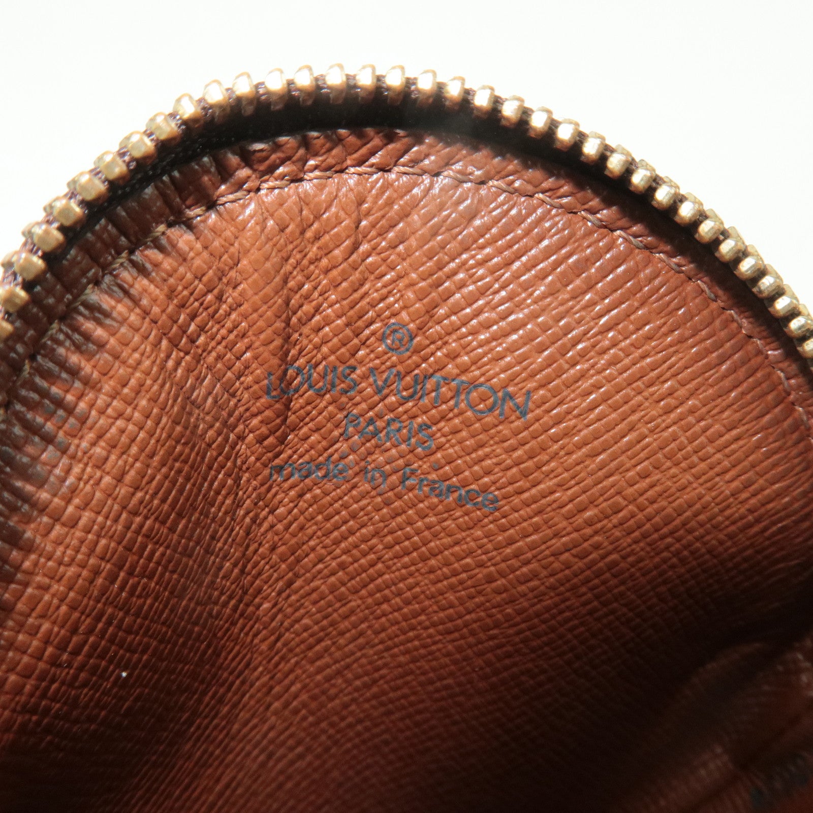 Louis Vuitton Monogram Porte Monnaie Rond Coin Case M61926 Used