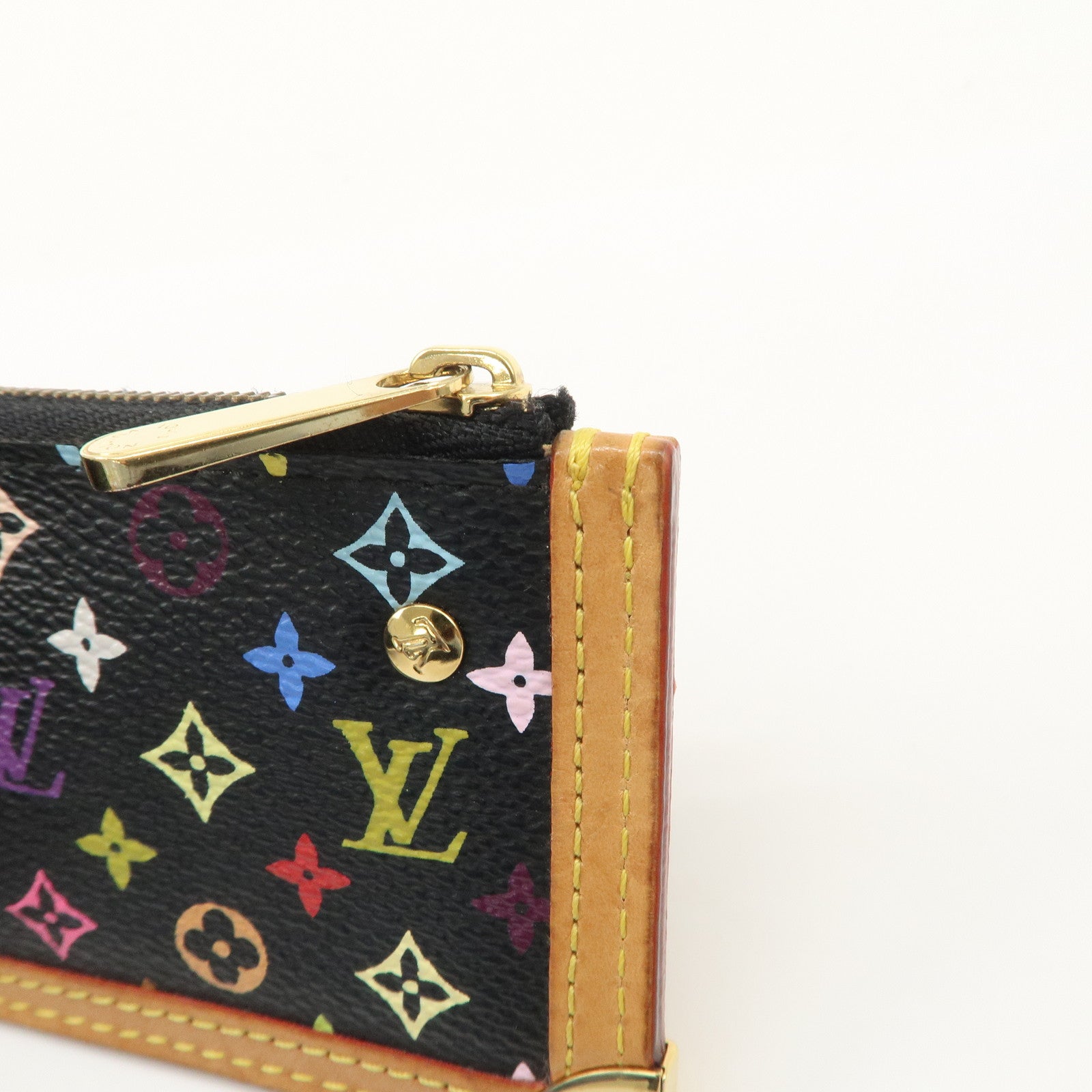 Louis Vuitton Monogram Multicolor Pochette Cles Coin Case M92654 Used
