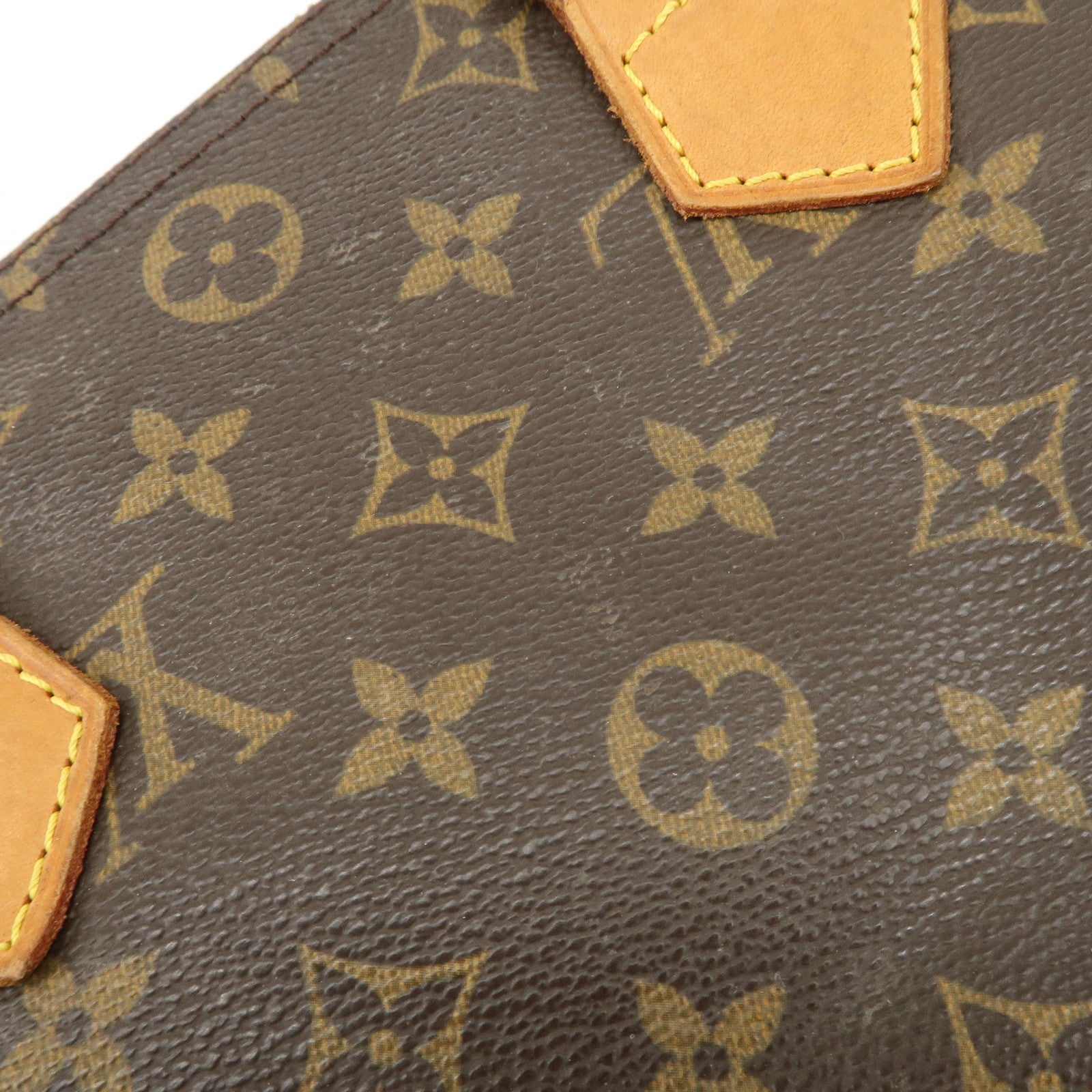 Louis Vuitton Monogram Speedy 30 Hand Bag Boston Bag Brown M41526 Used