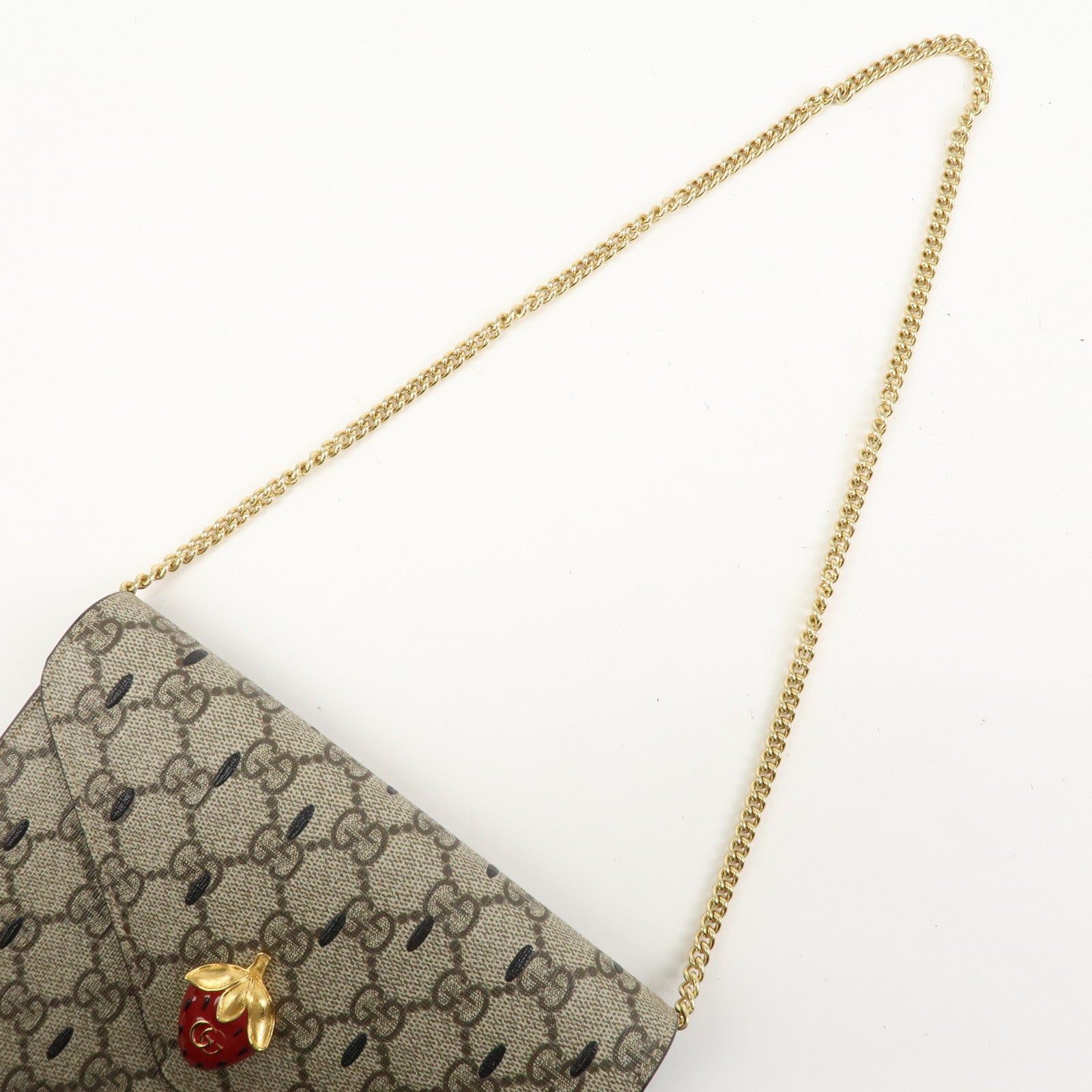 GUCCI GG Supreme GG Marmont Hand Bag Shoulder Bag Beige 726249