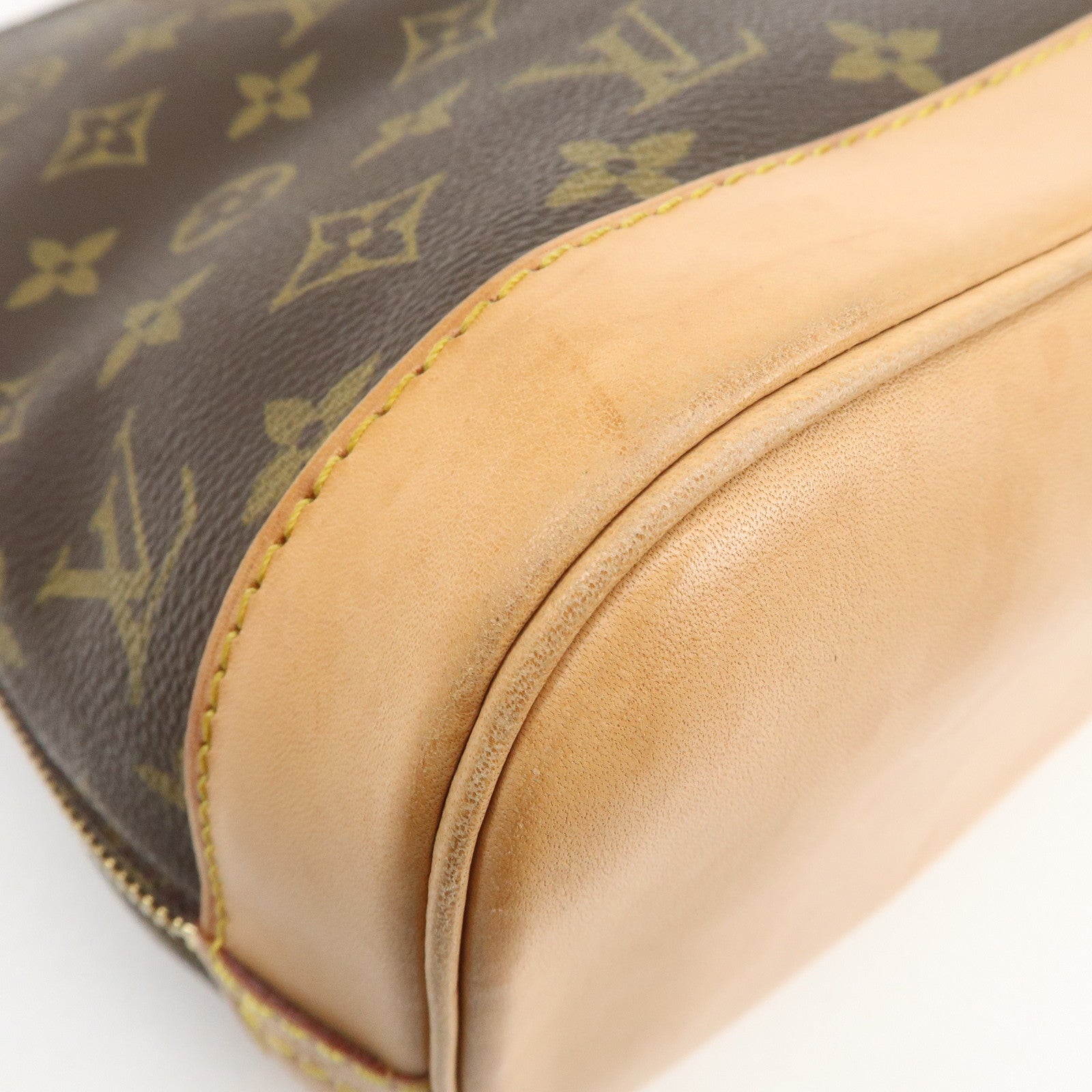 Louis Vuitton Monogram Canvas Alma Hand Bag Brown M51130