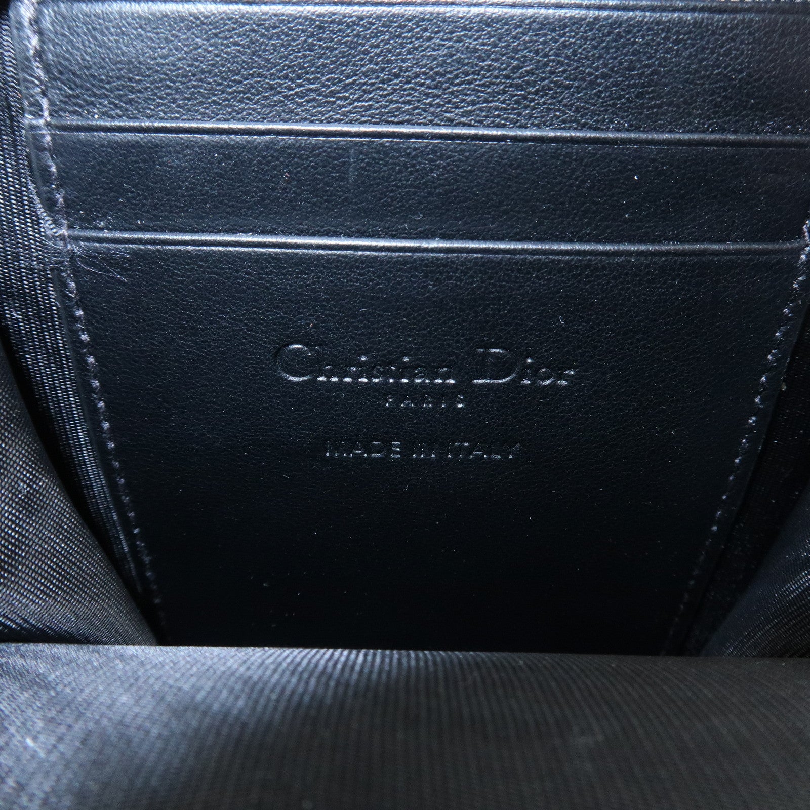 Christian Dior Dinosaur Motif Patent Leather Hand Bag Shoulder Bag