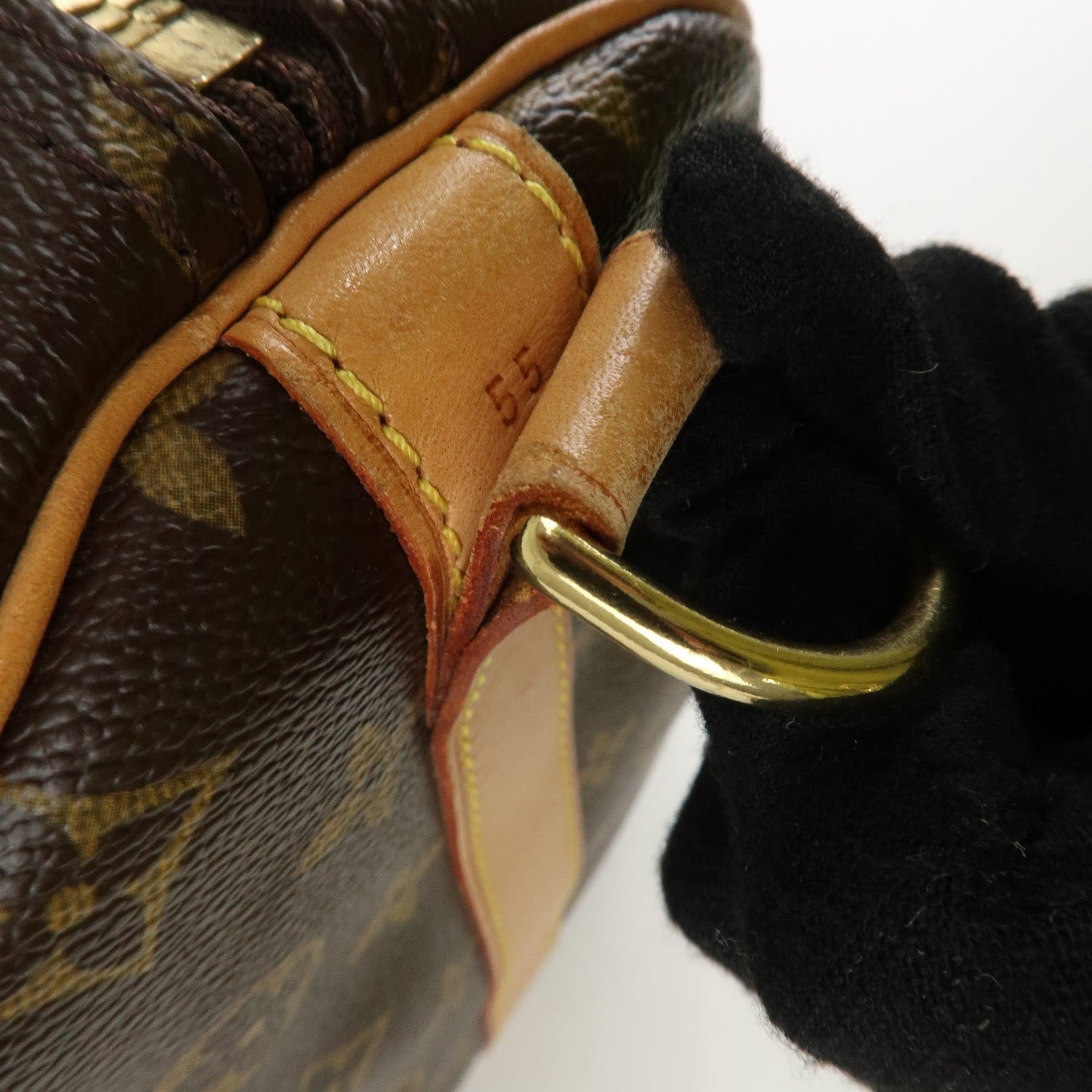 Louis Vuitton Monogram Keep All Bandouliere 55 Bag Brown M41414 Used