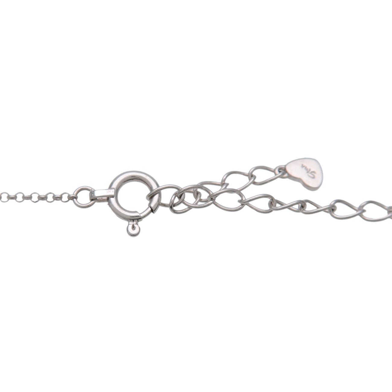 STAR JEWELRY TWO UNIVERSE Diamond Necklace K18 750WG White Gold