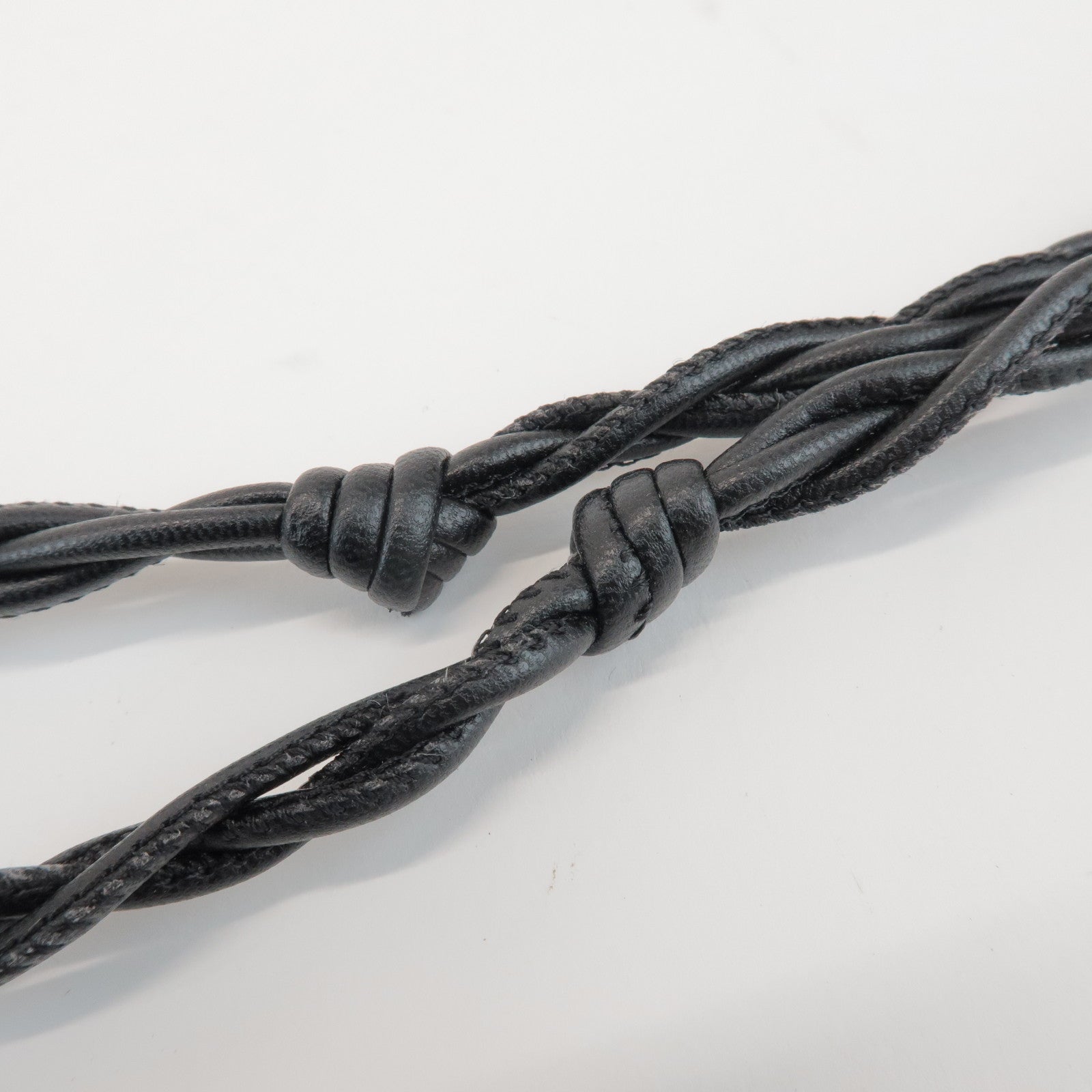 JIL SANDER Tangle Leather Shoulder Bag Crossbody Bag Black