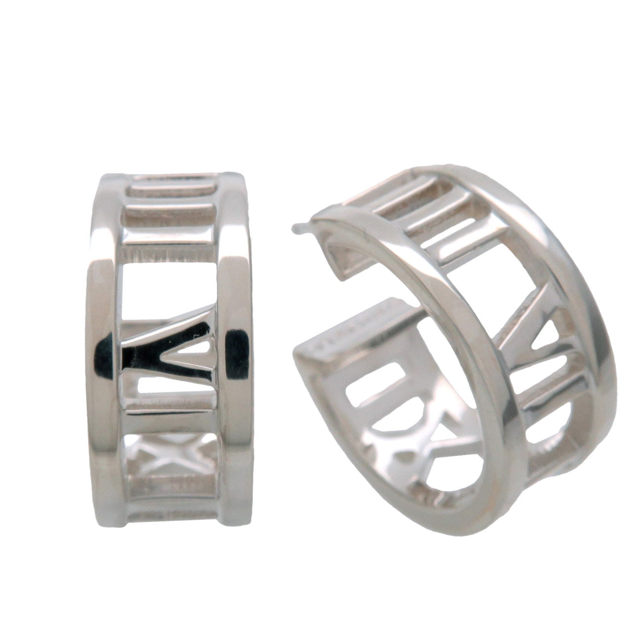 Tiffany & Co Atlas Hoop Earrings SV925 Silver