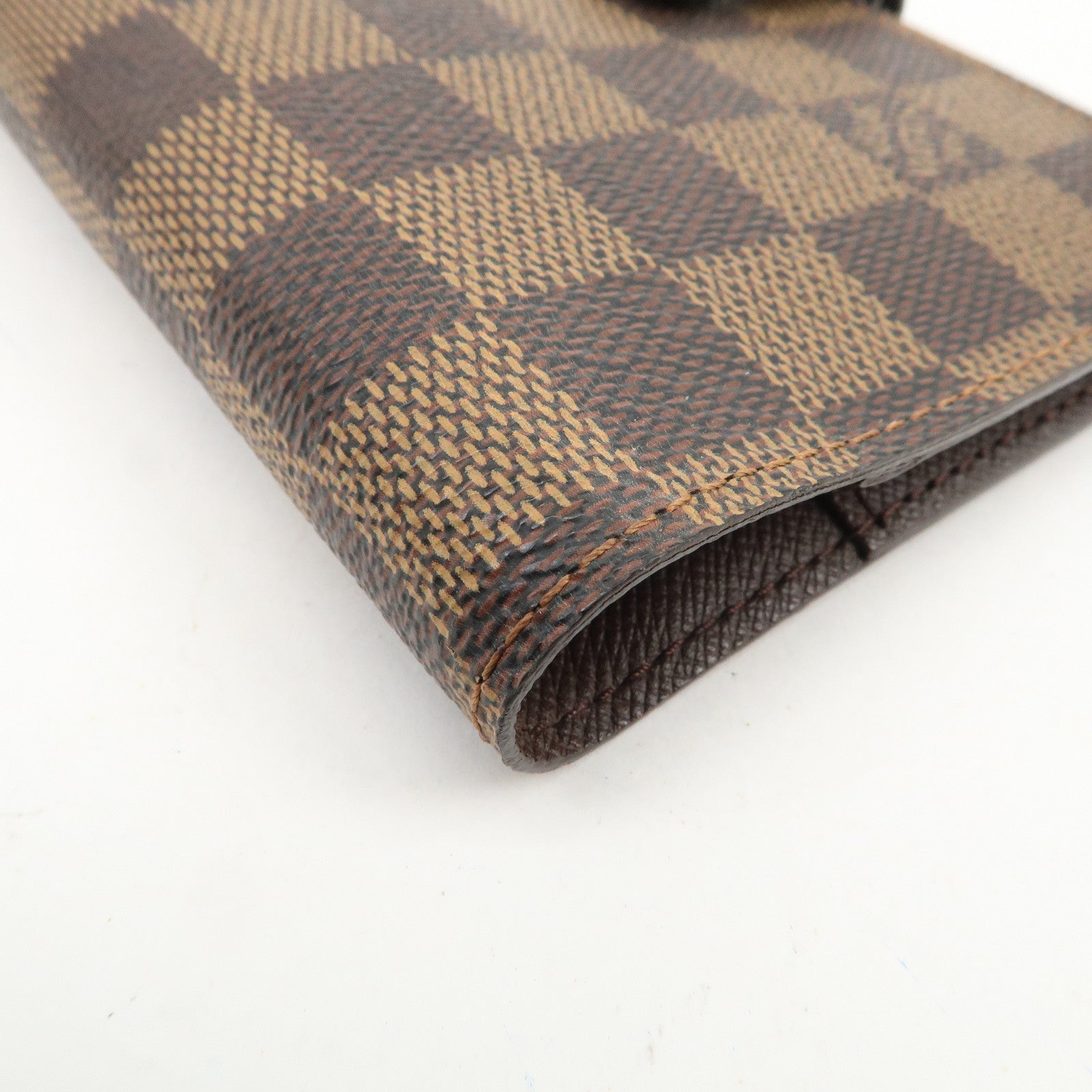 Louis Vuitton Damier Agenda PM Planner Cover Damier Ebene R20700