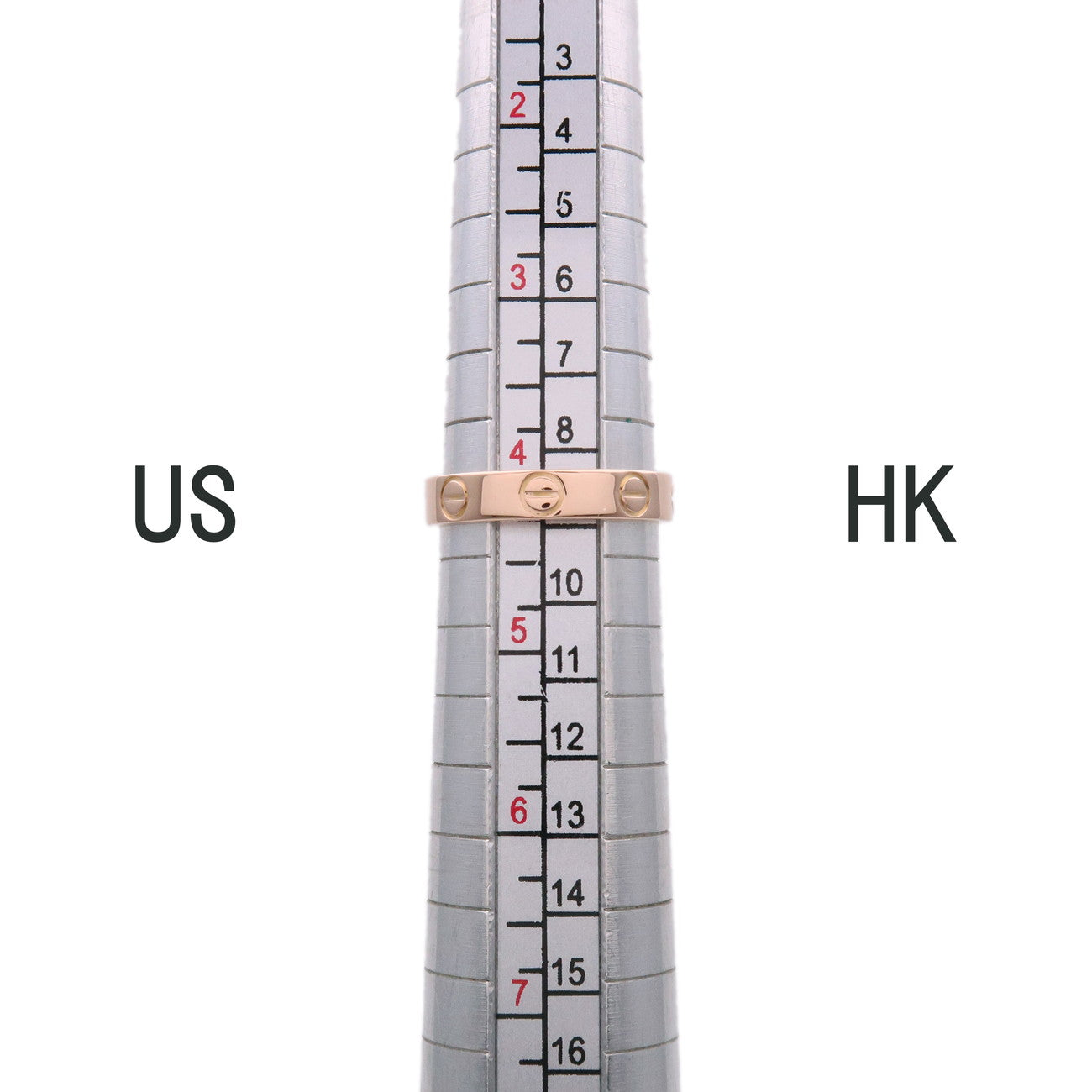 Cartier Mini Love Ring K18 750PG Rose Gold #47 US4.5 EU47 HK8.5