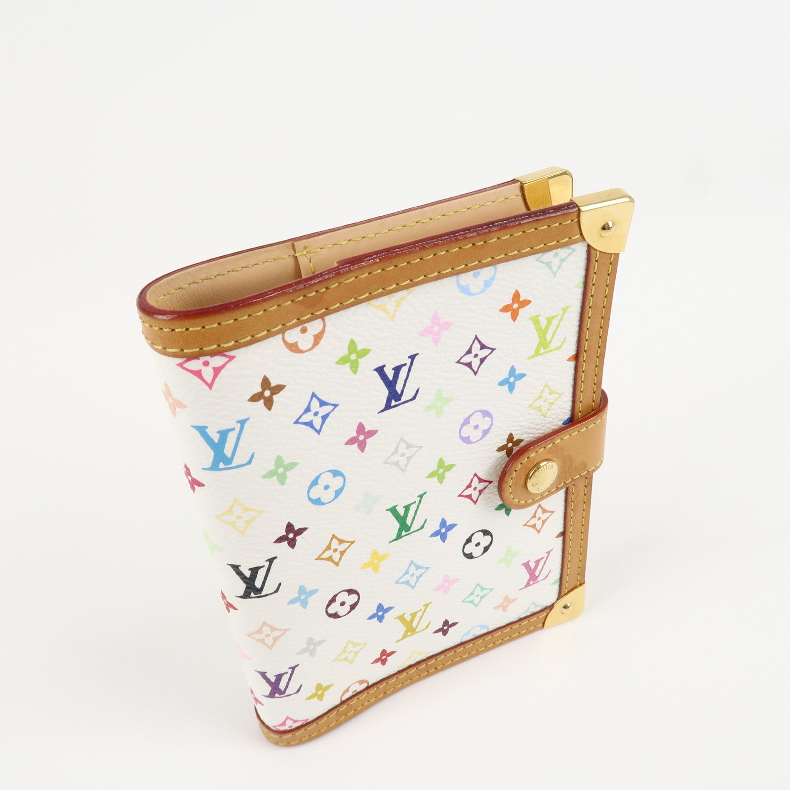 Louis Vuitton Monogram Multi Color Agenda PM Planner Cover R20896 Used