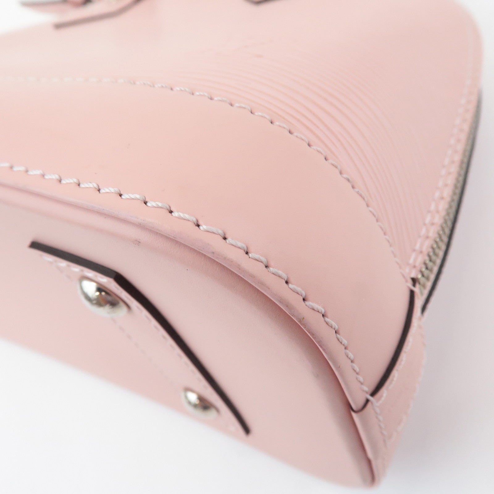 Louis Vuitton Epi Alma BB 2Way Hand Bag Rose Ballerine M41327 Used