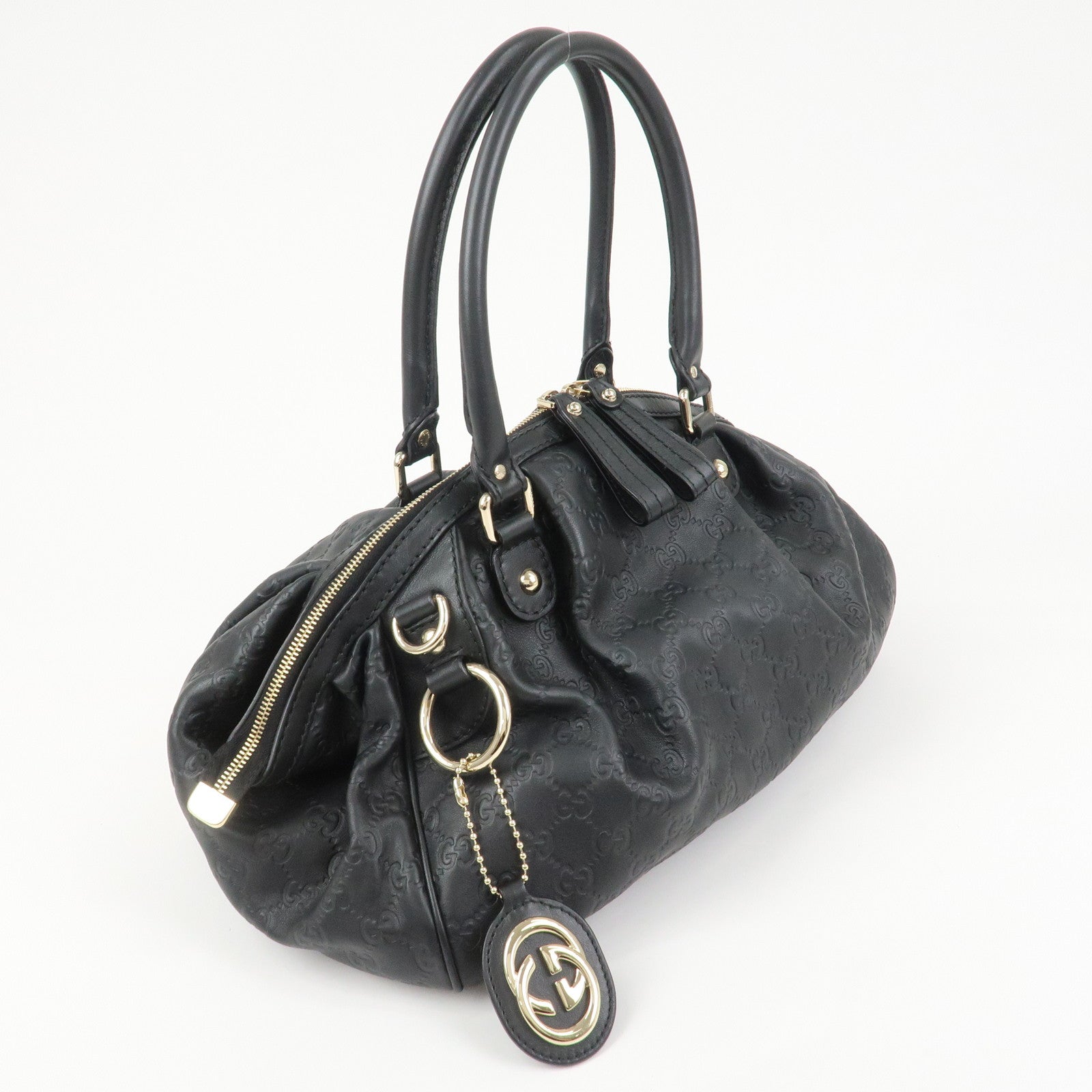 GUCCI Sukey Interlocking G Guccissima Leather 2Way Bag 223974