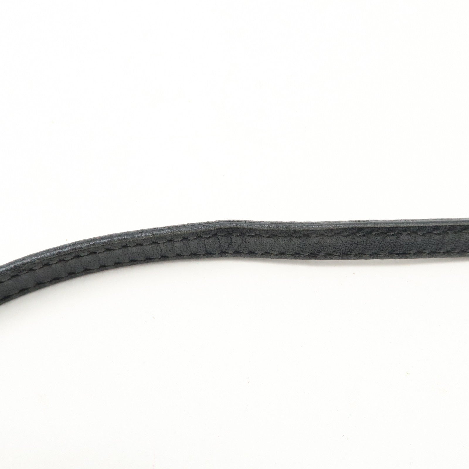 FENDI Zucchino Canvas Leather Shoulder Bag Dark Brown 8BT075 Used