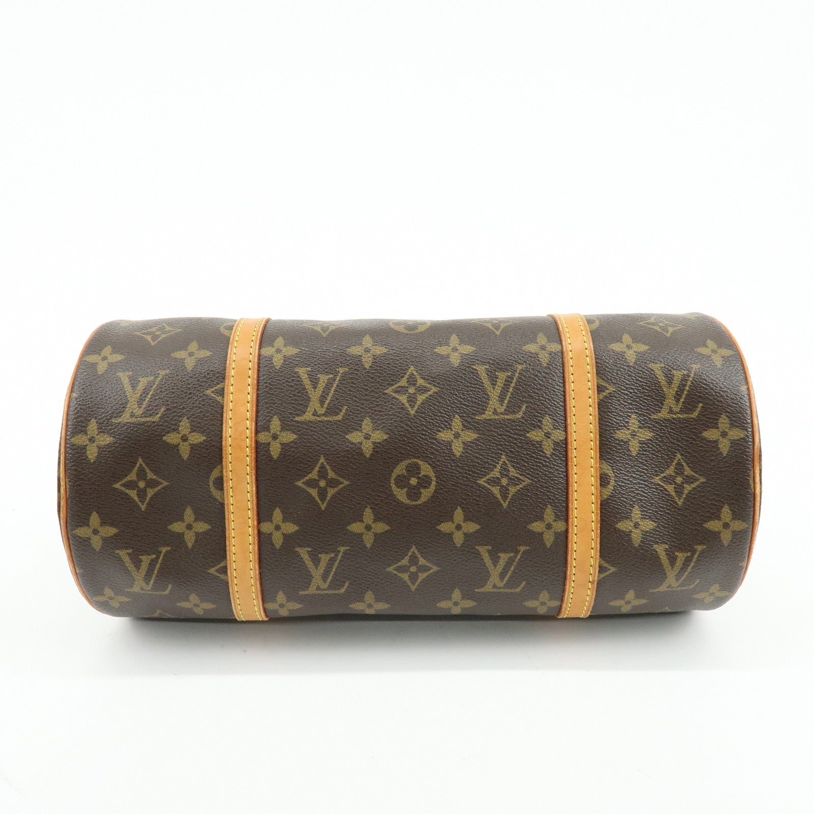Louis Vuitton Monogram Papillon 30 Hand Bag Brown M51385