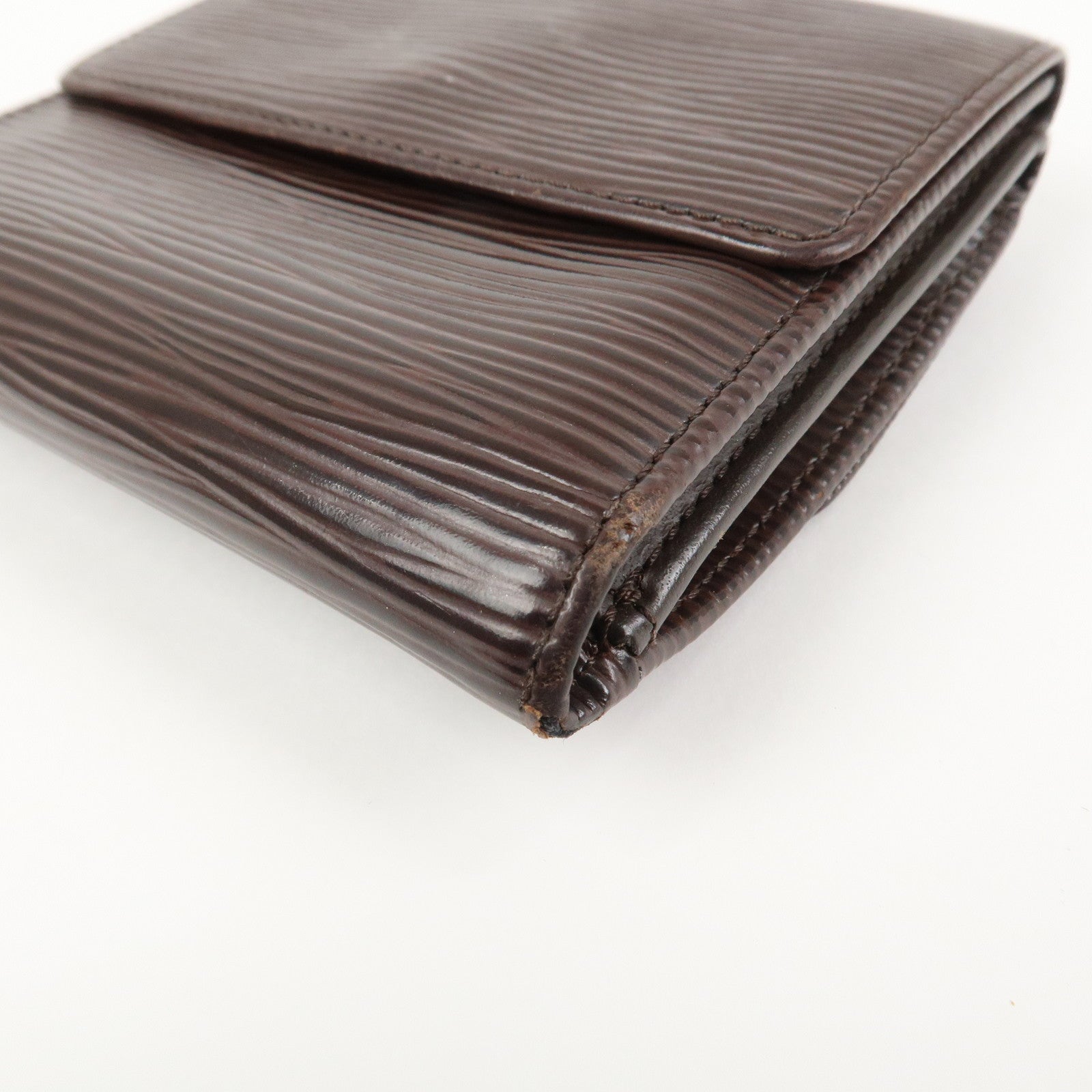 Louis Vuitton Epi Porte Monnaie Billets Carte Credit Mocha M6348D