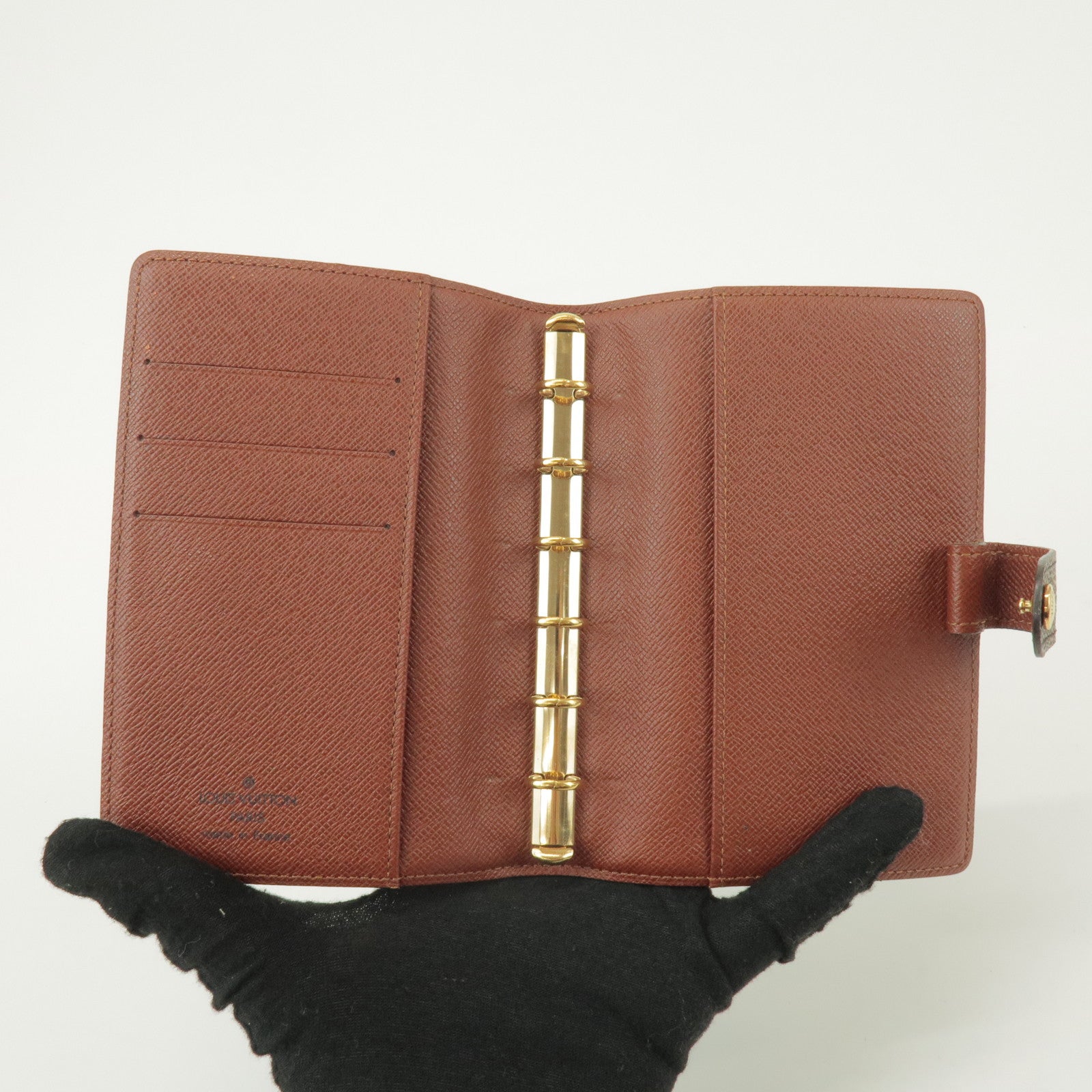 Louis Vuitton Monogram Agenda PM Planner Cover Brown R20005