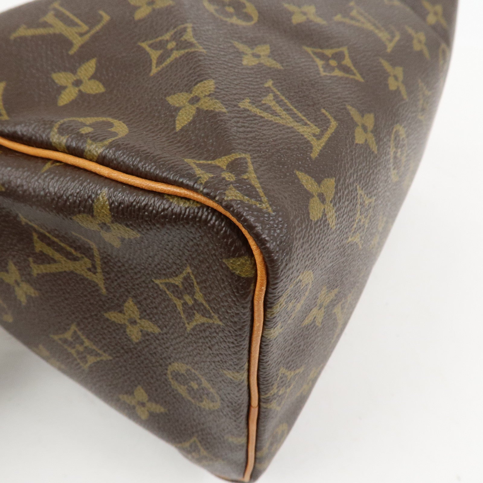Louis Vuitton Monogram Speedy 25 Boston Bag Hand Bag Brown M41528