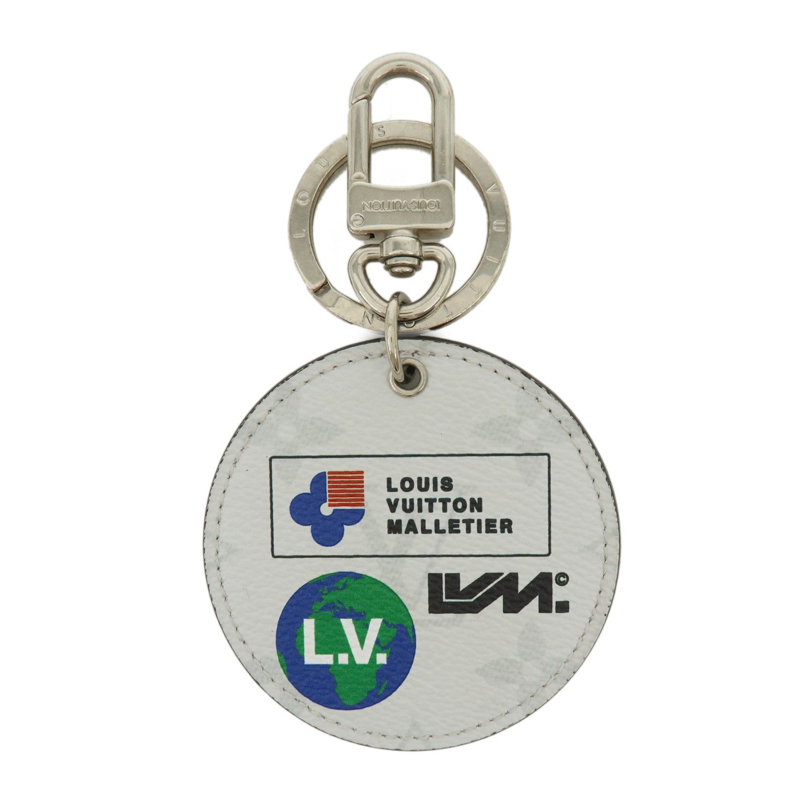 Louis Vuitton Monogram Porte Cles Round Bag Charm Key Holder M68301