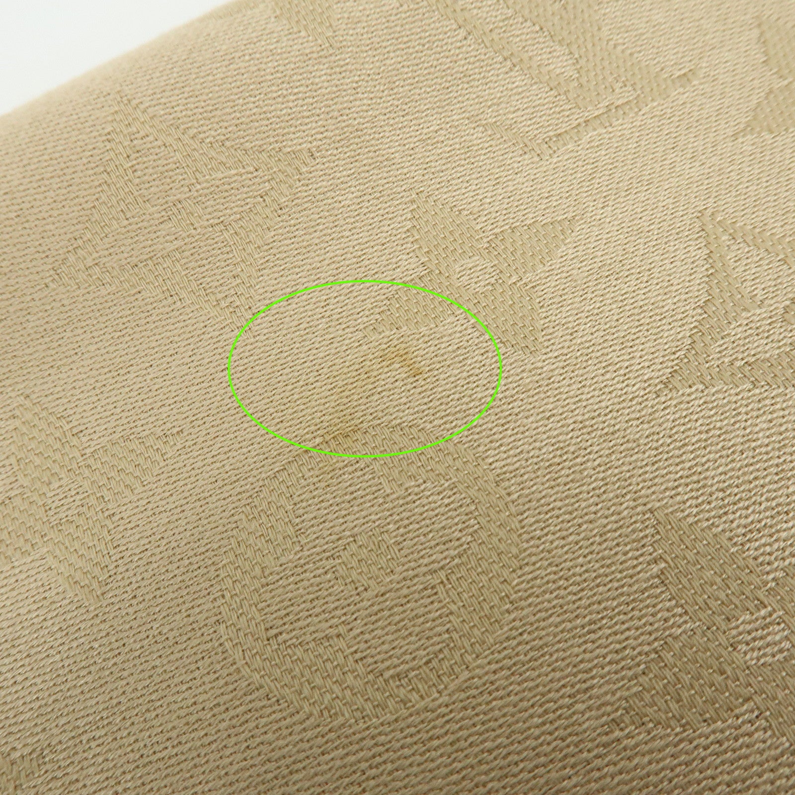 Louis Vuitton Monogram Silk Wool Scarf Shawl Beige