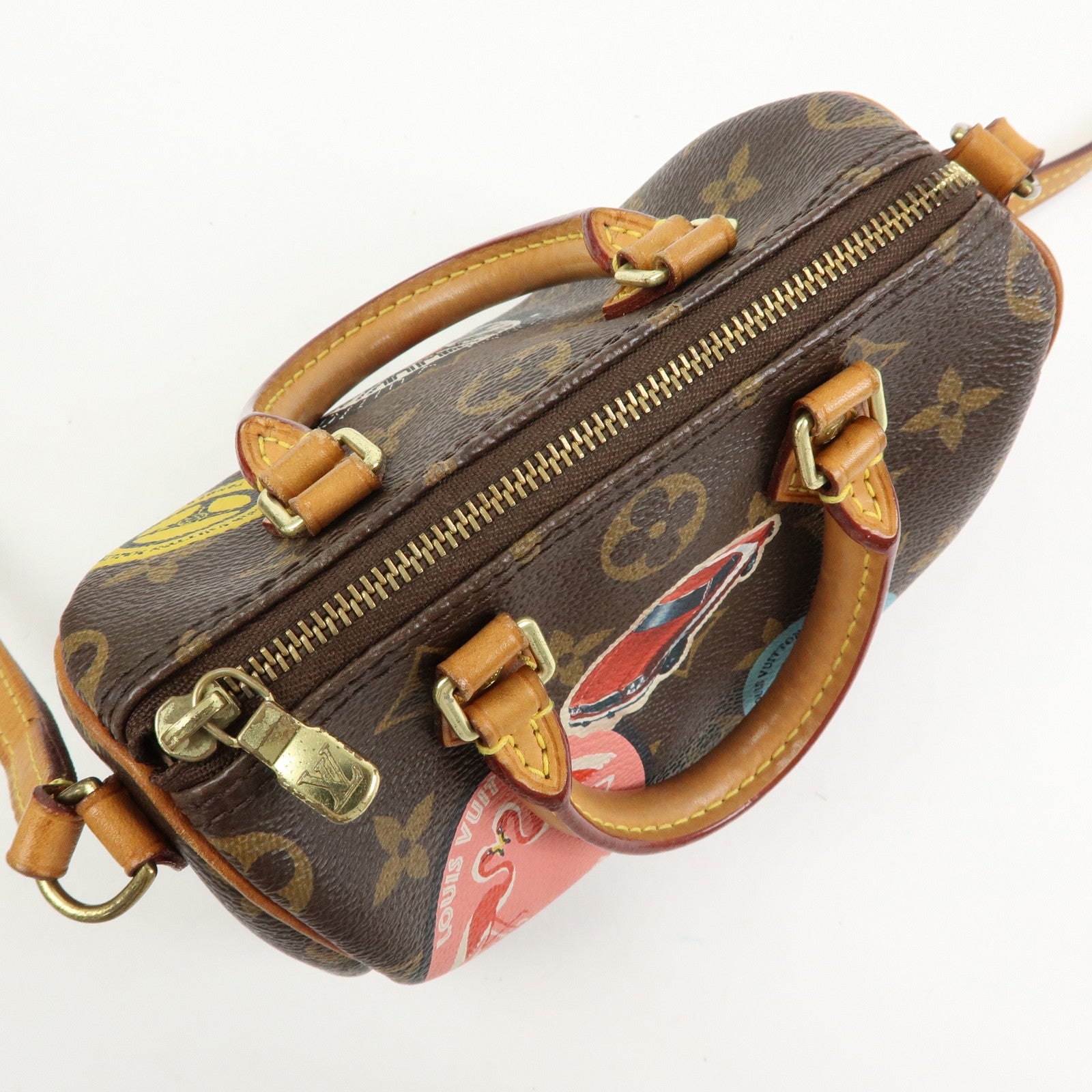 Louis Vuitton Nano Speedy Limited Edition World Tour M62208