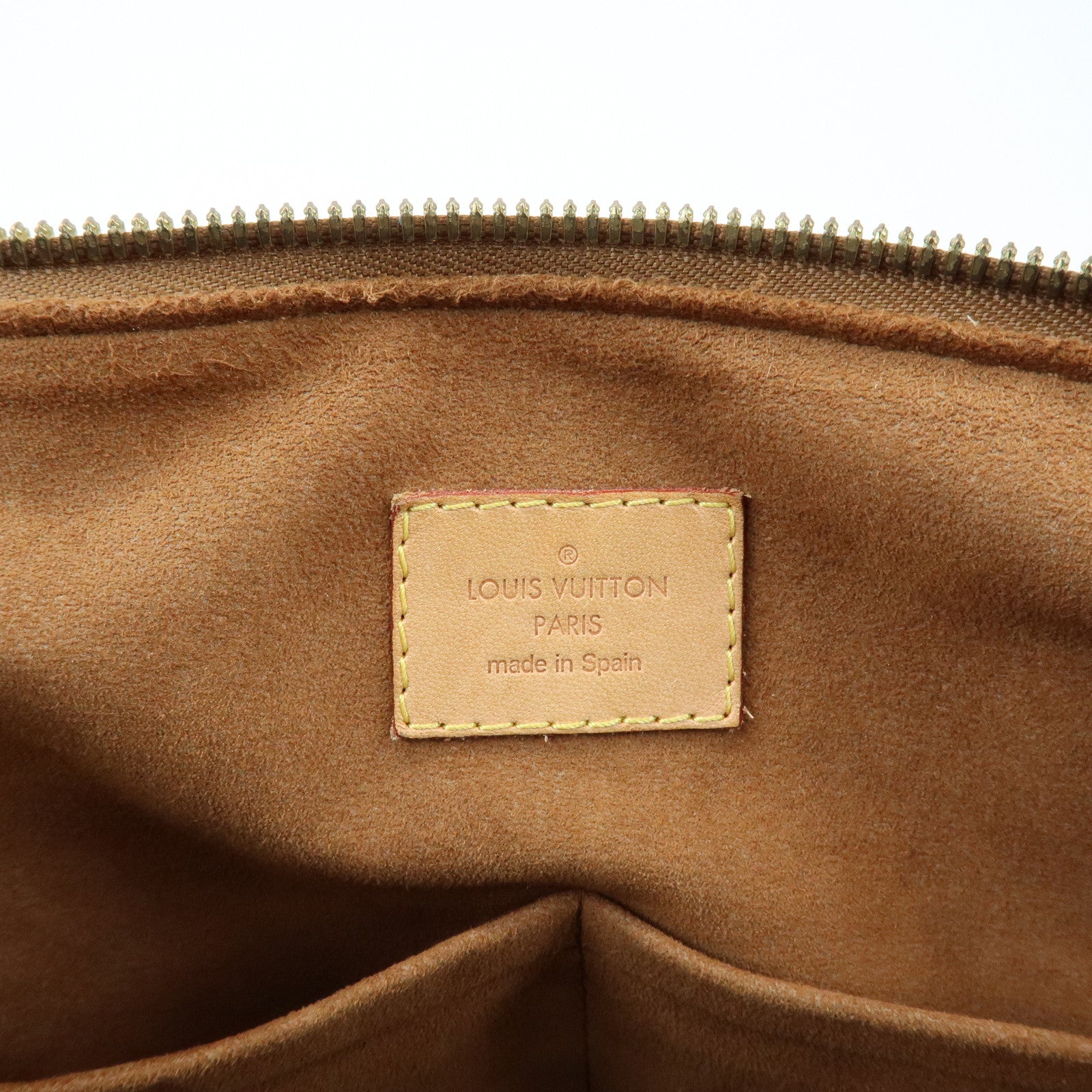Louis Vuitton Monogram Pallas Hand Bag Shoulder Bag Avana M40907