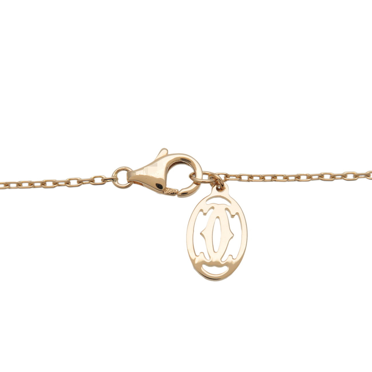 Cartier D'amour 1P Diamond Necklace SM K18 750YG Yellow Gold