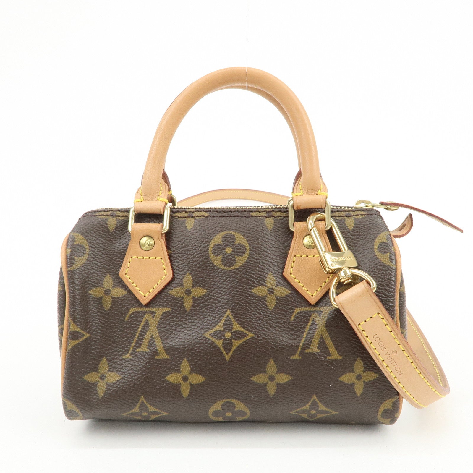 Louis Vuitton Monogram Mini Speedy Hand Bag Shoulder Bag M41534