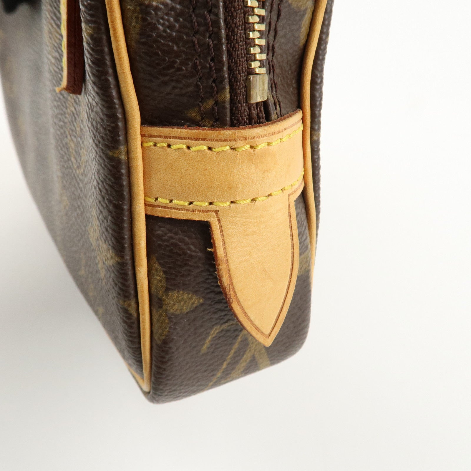 Louis Vuitton Monogram Pochette Marly Bandouliere Bag Brown M51828 Used