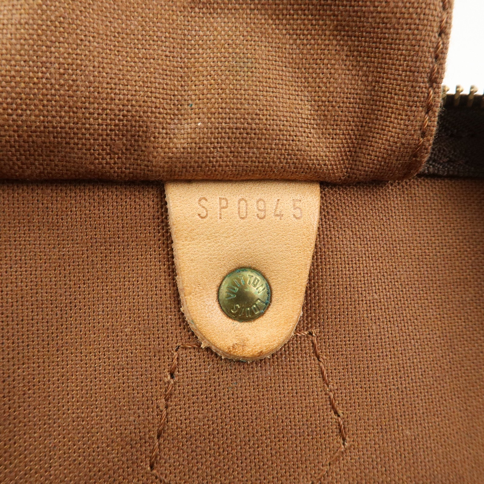 Louis Vuitton Monogram Speedy 40 Hand Bag Boston Bag Brown M41522
