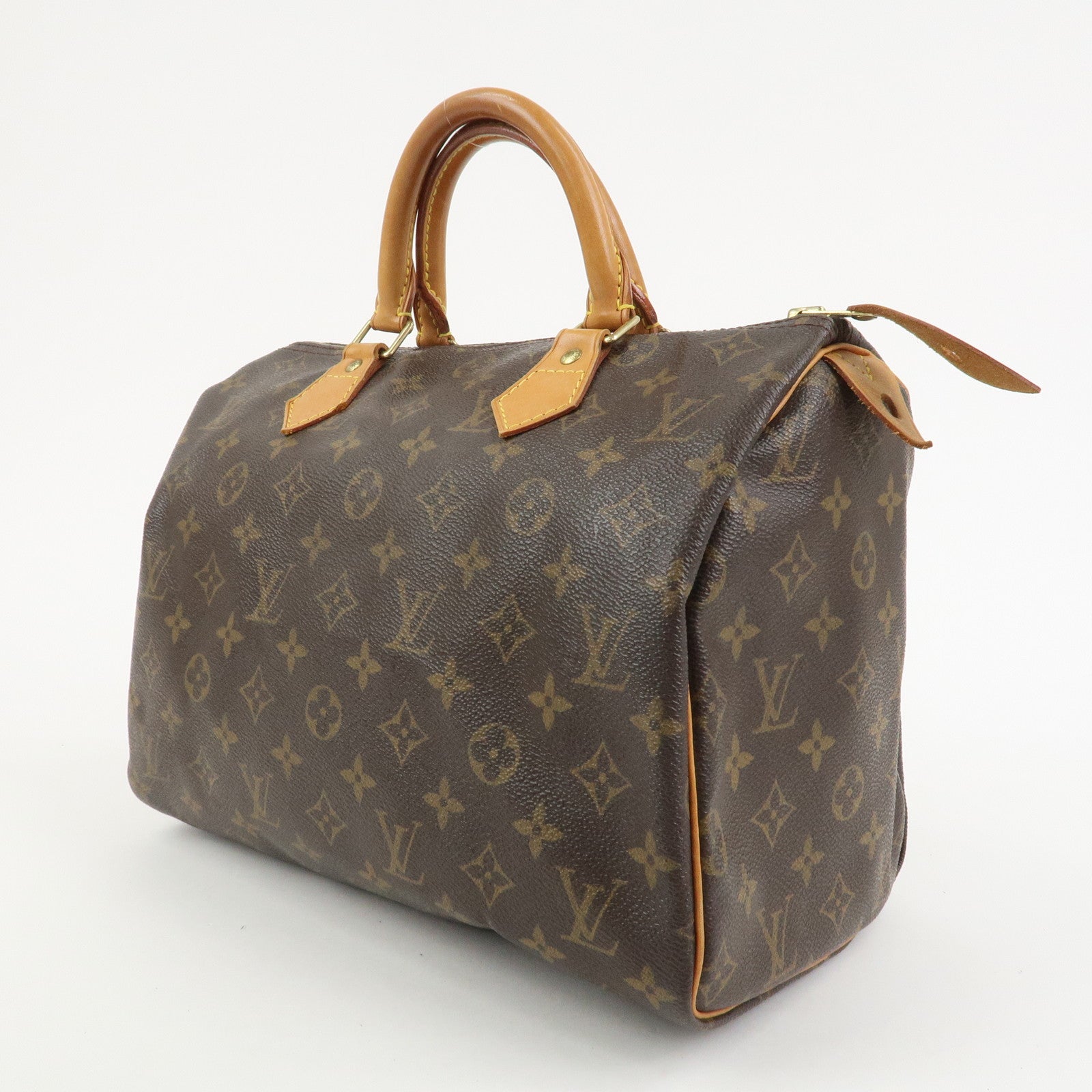 Louis Vuitton Monogram Speedy 30 Boston Bag Hand Bag Brown M41526