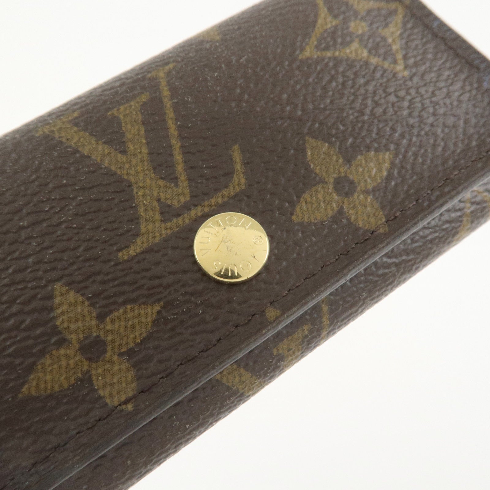 Louis Vuitton Monogram Multicles 4 Key Case Key Holder Brown M69517