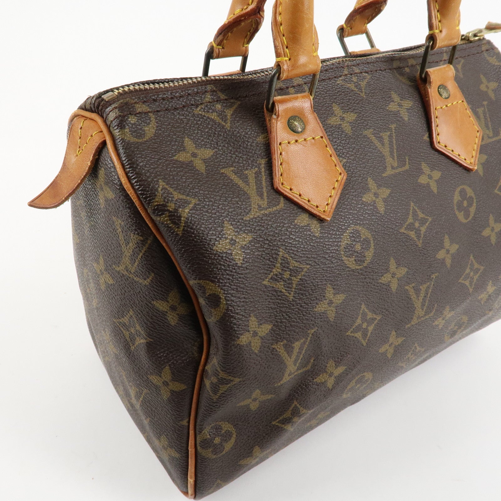Louis Vuitton Monogram Speedy 25 Hand Bag Boston Bag M41528 Used