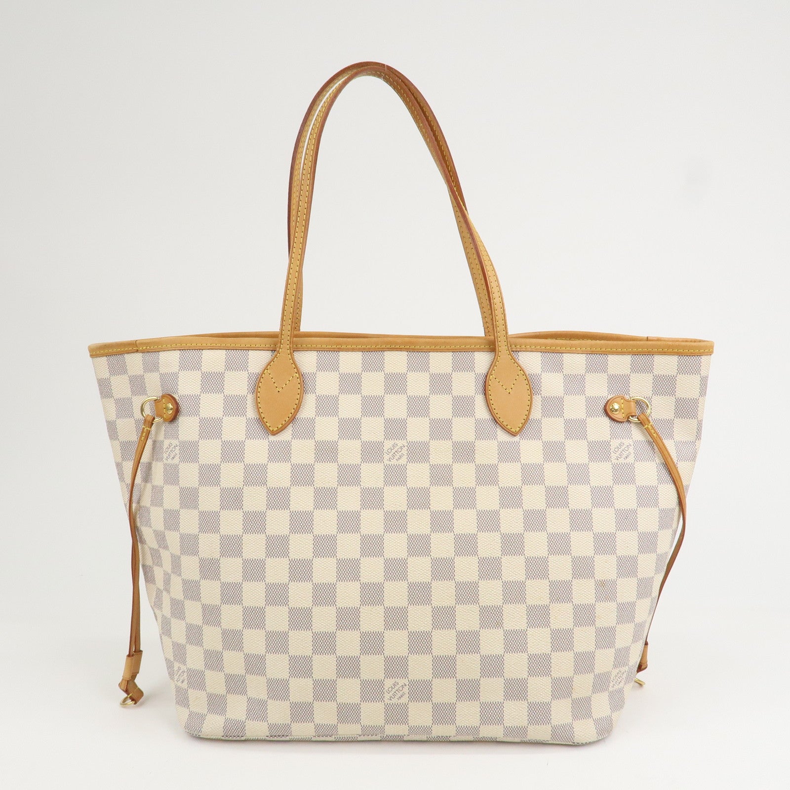 Louis Vuitton Damier Azur Neverfull MM Tote Bag Shoulder Bag N51107