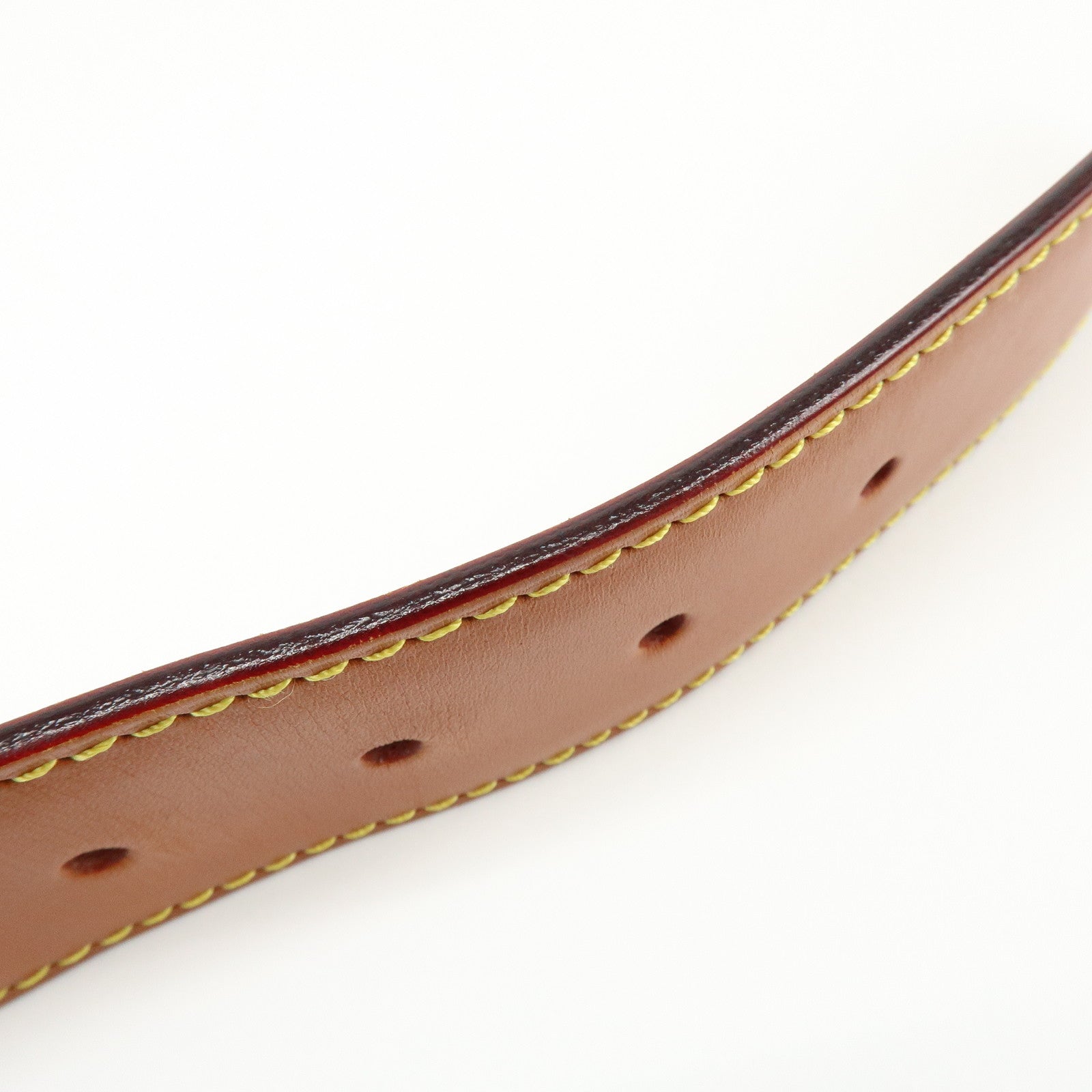 Louis Vuitton Monogram Ceinture Perforee Belt 90/36 Brown M6939
