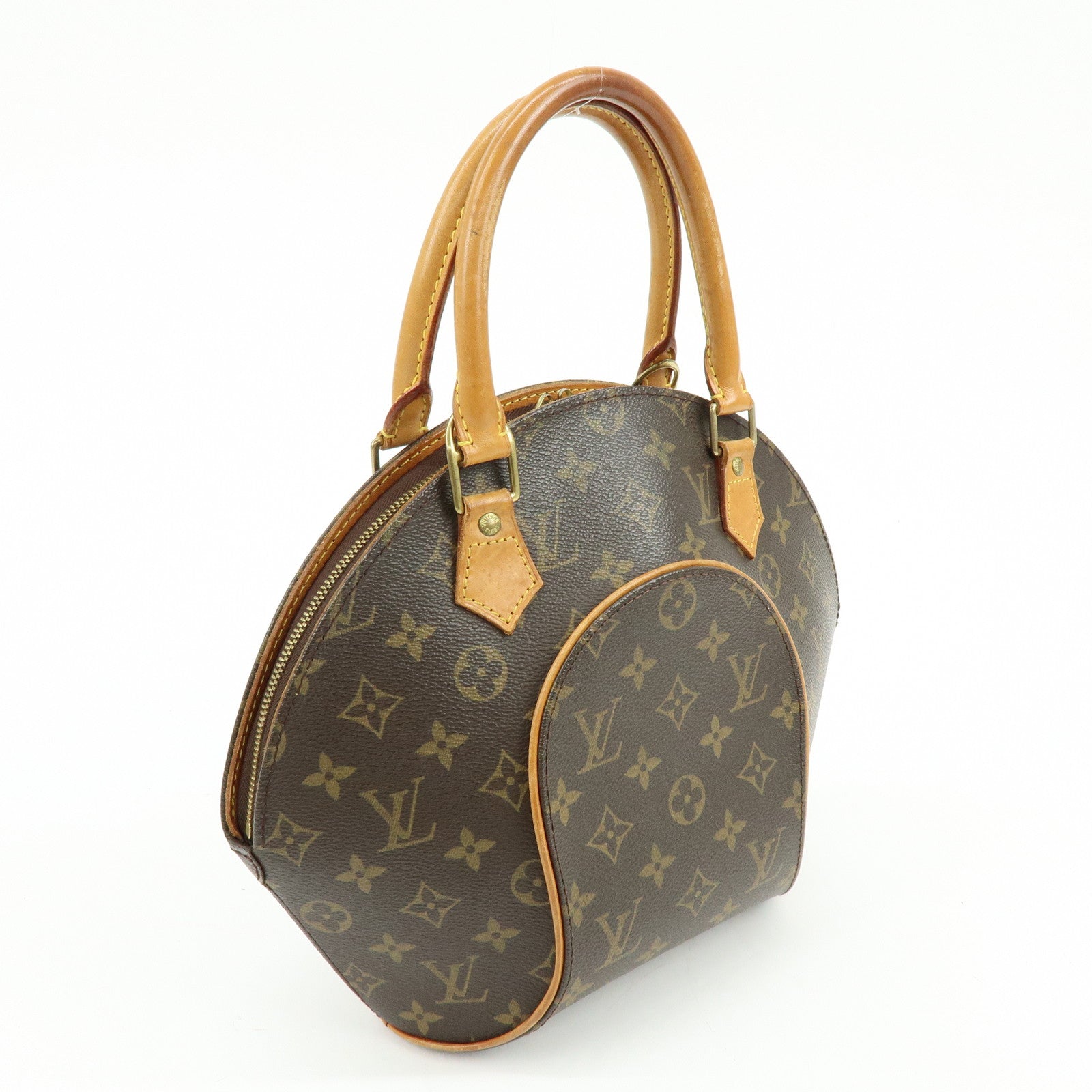 Louis Vuitton Monogram Ellipse PM Hand Bag Brown M51127