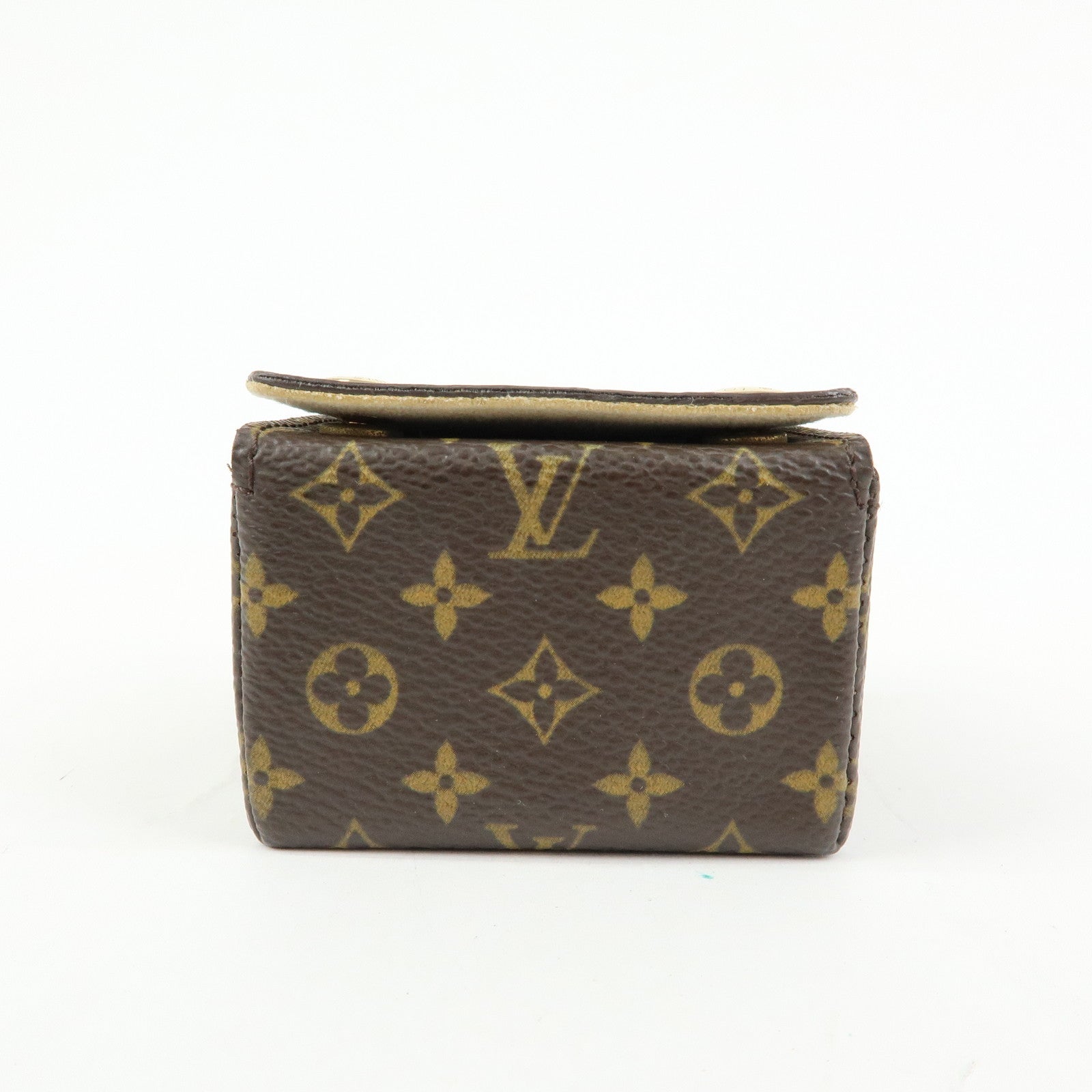 Louis Vuitton Monogram Canvas Jewelry Case Ring Box SN3049