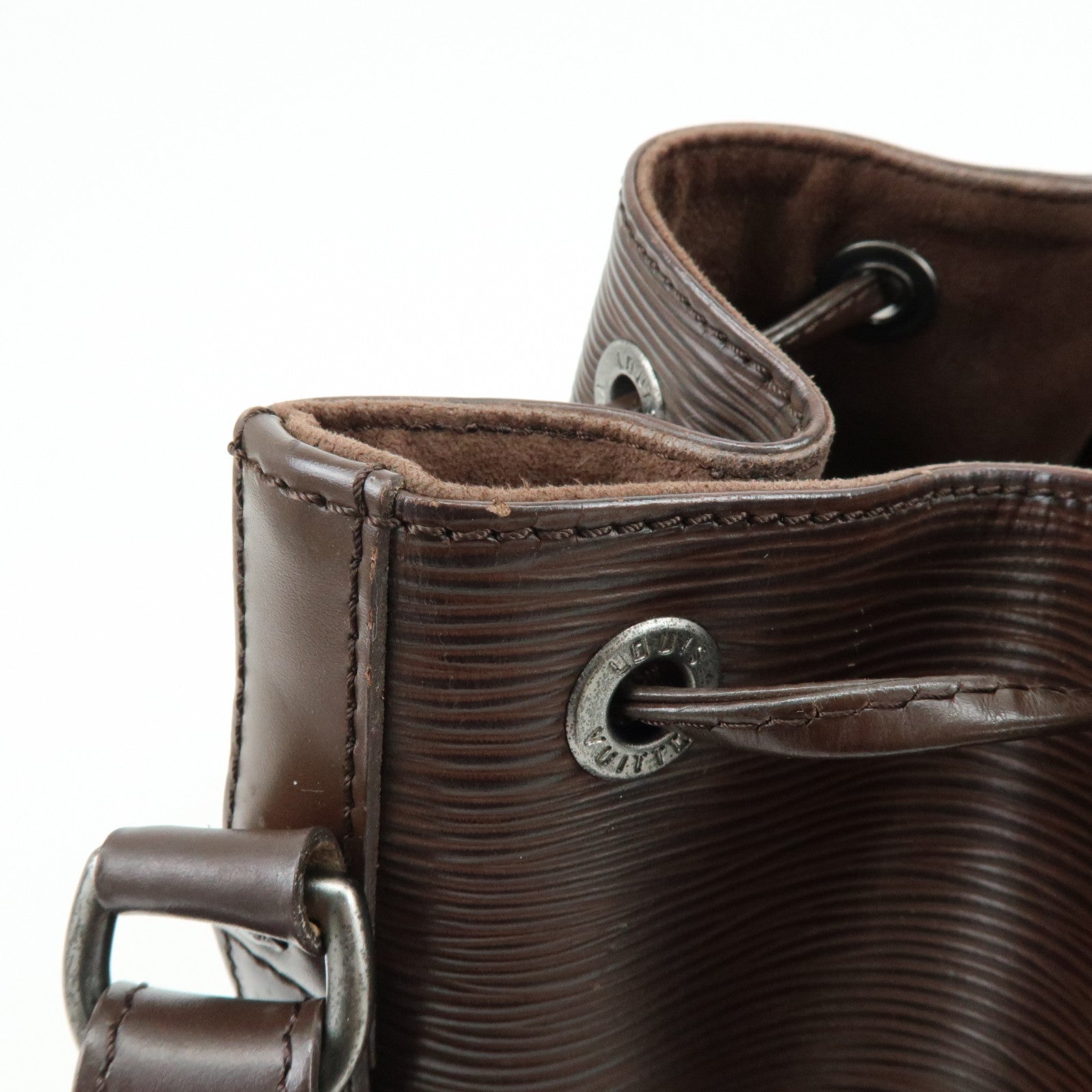 Louis Vuitton Epi Leather Petit Noe Shoulder Bag Mocha M5901D