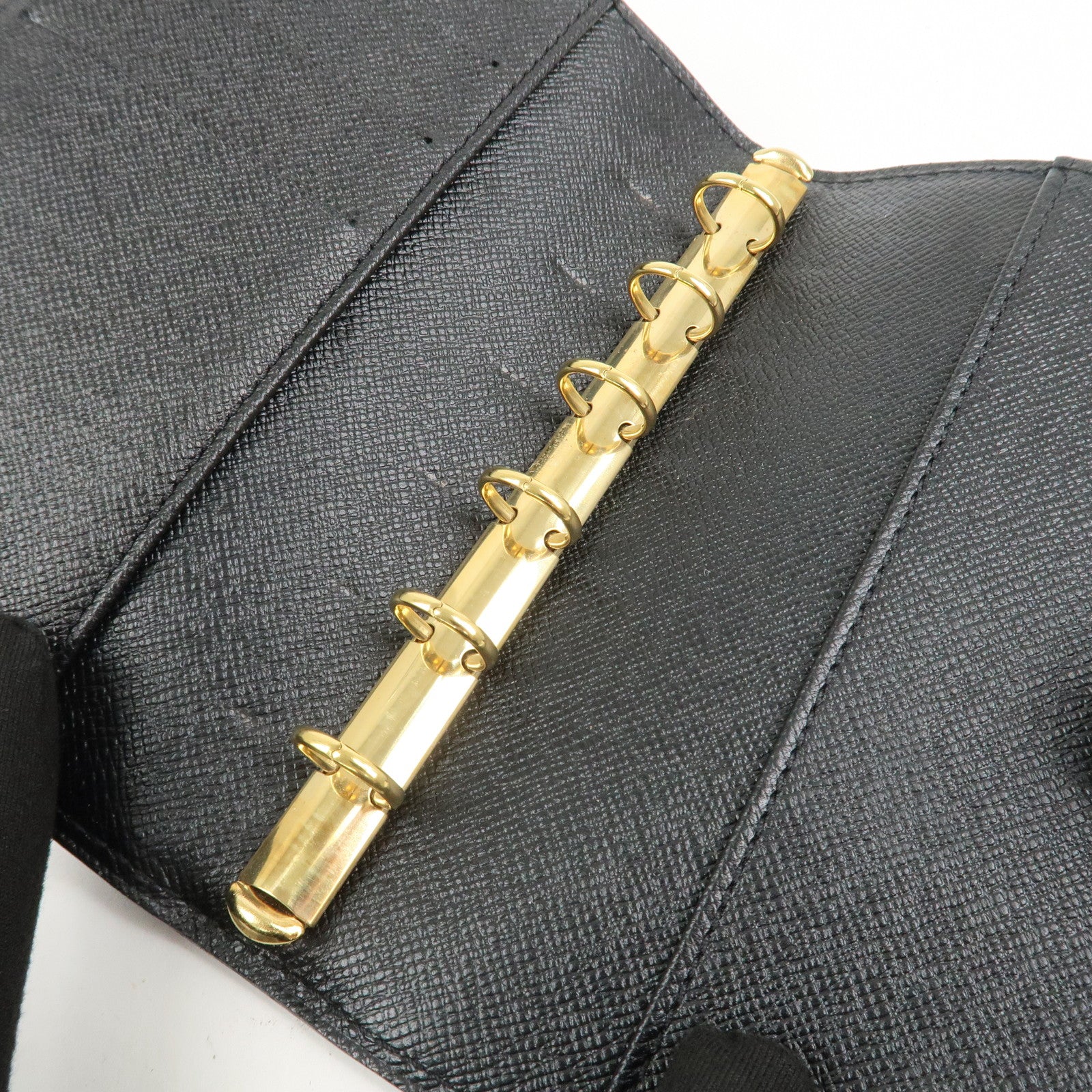 Louis Vuitton Epi Agenda PM Planner Cover Noir R20052