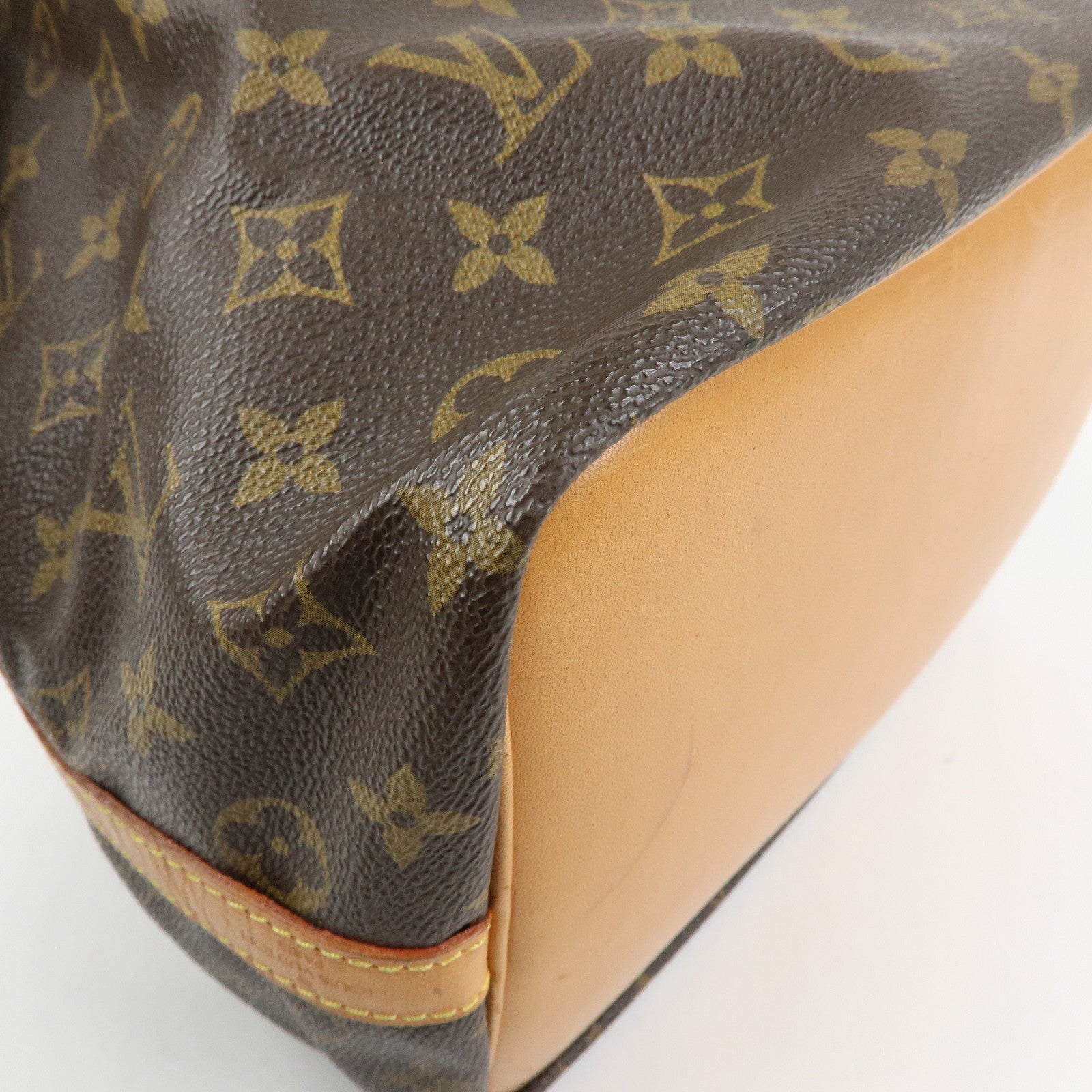 Louis Vuitton Monogram Petit Noe Shoulder Bag Brown M42226