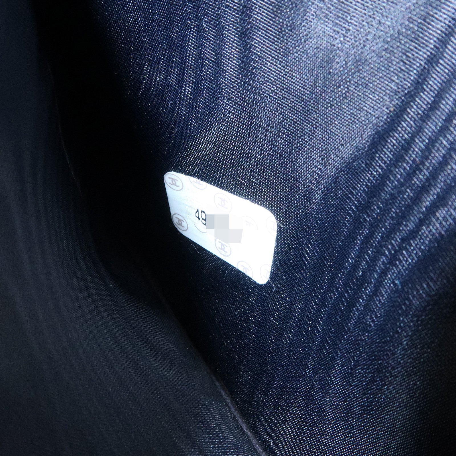 CHANEL Patent Leather Round Zippy Long Wallet Black Used