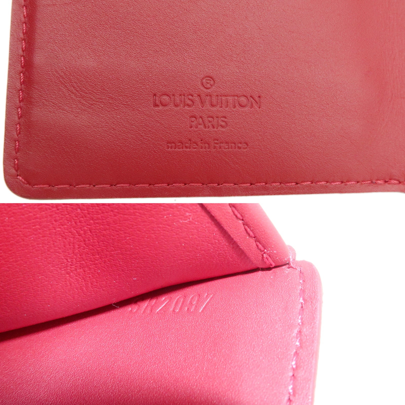 Louis Vuitton Monogram Vernis Portefeuille Koala Wallet Red M91979