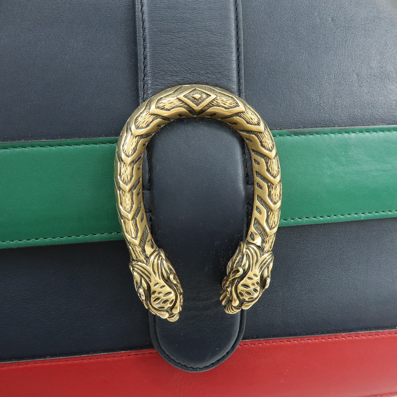 GUCCI Dionysus Bamboo Leather 2Way Bag Hand Bag Shoulder Bag 448075