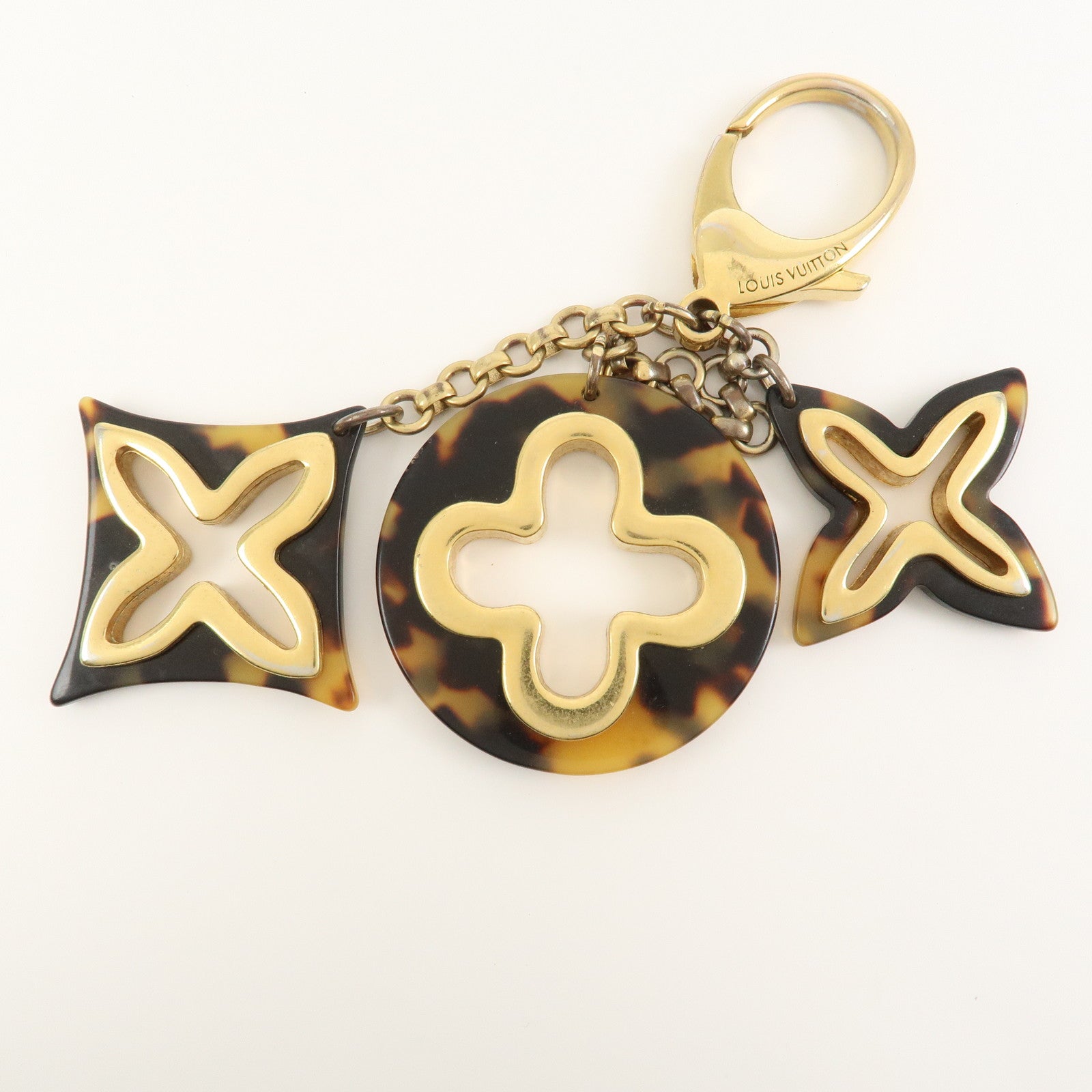 Louis Vuitton Bijou Sac Insolence Bag Charm Gold Brown M65087